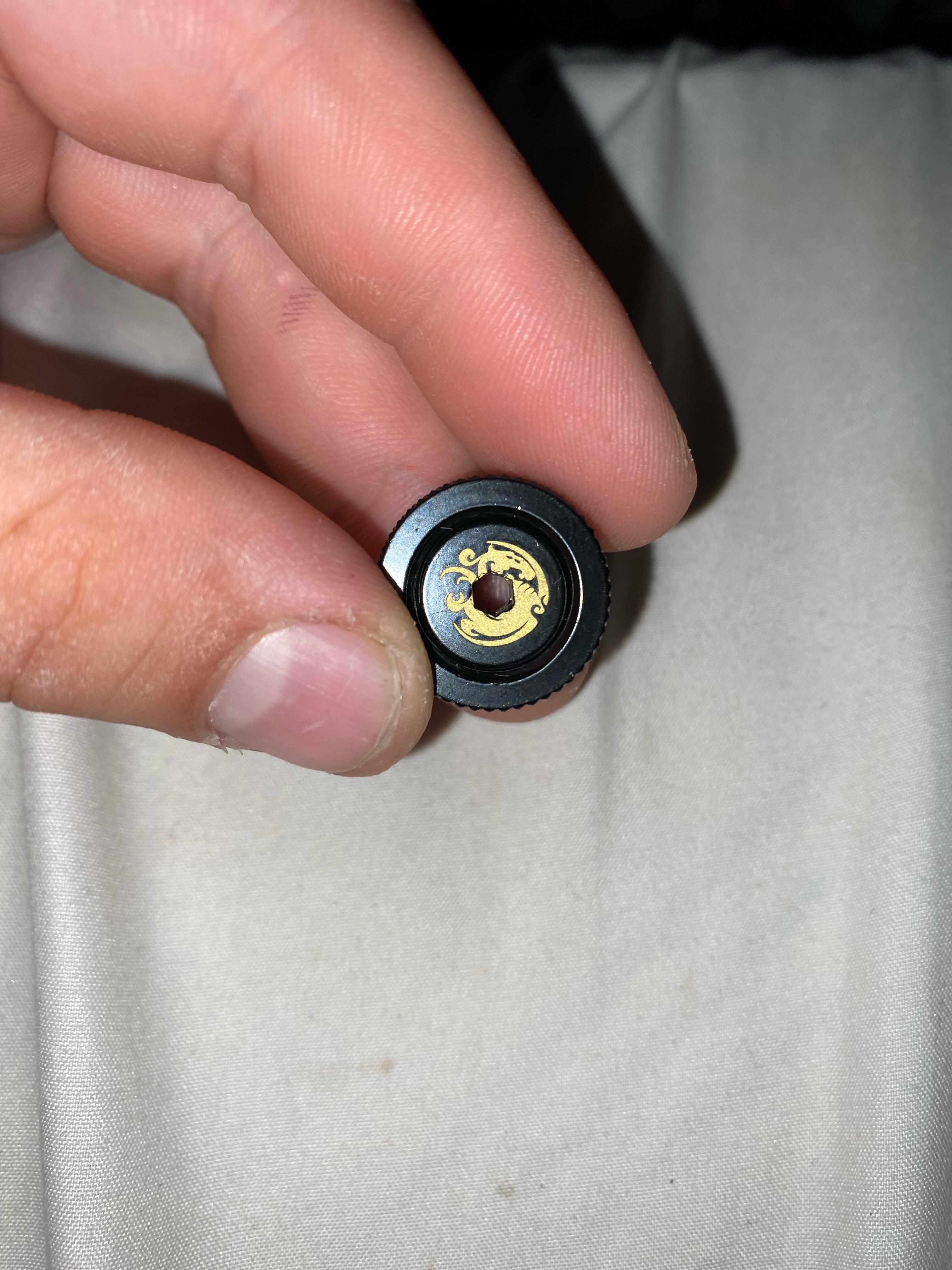 Got this to release air from the system but it’s not a one way valve it