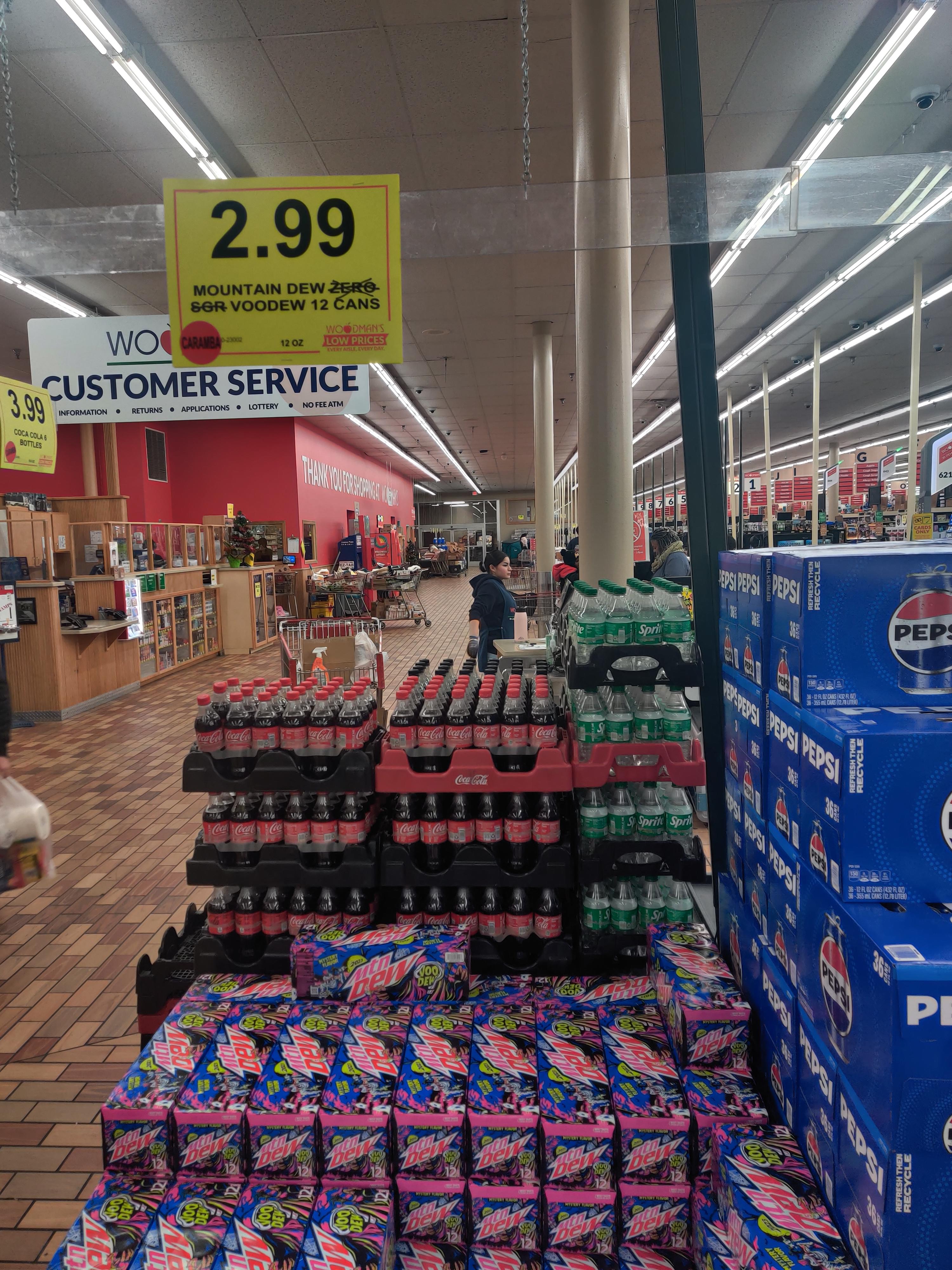 Woodman's in Kenosha, WI r/mountaindew