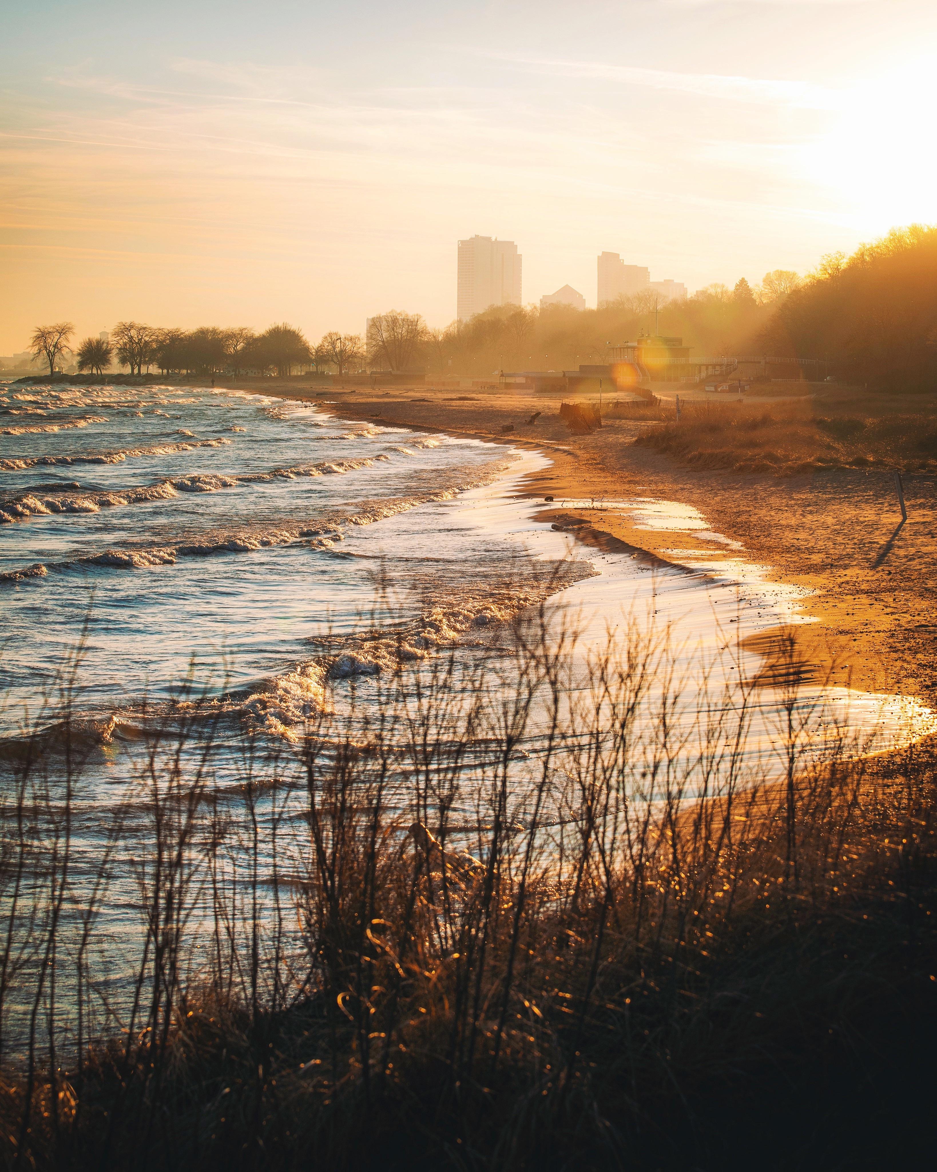 View of Bradford Beach in December! r/milwaukee