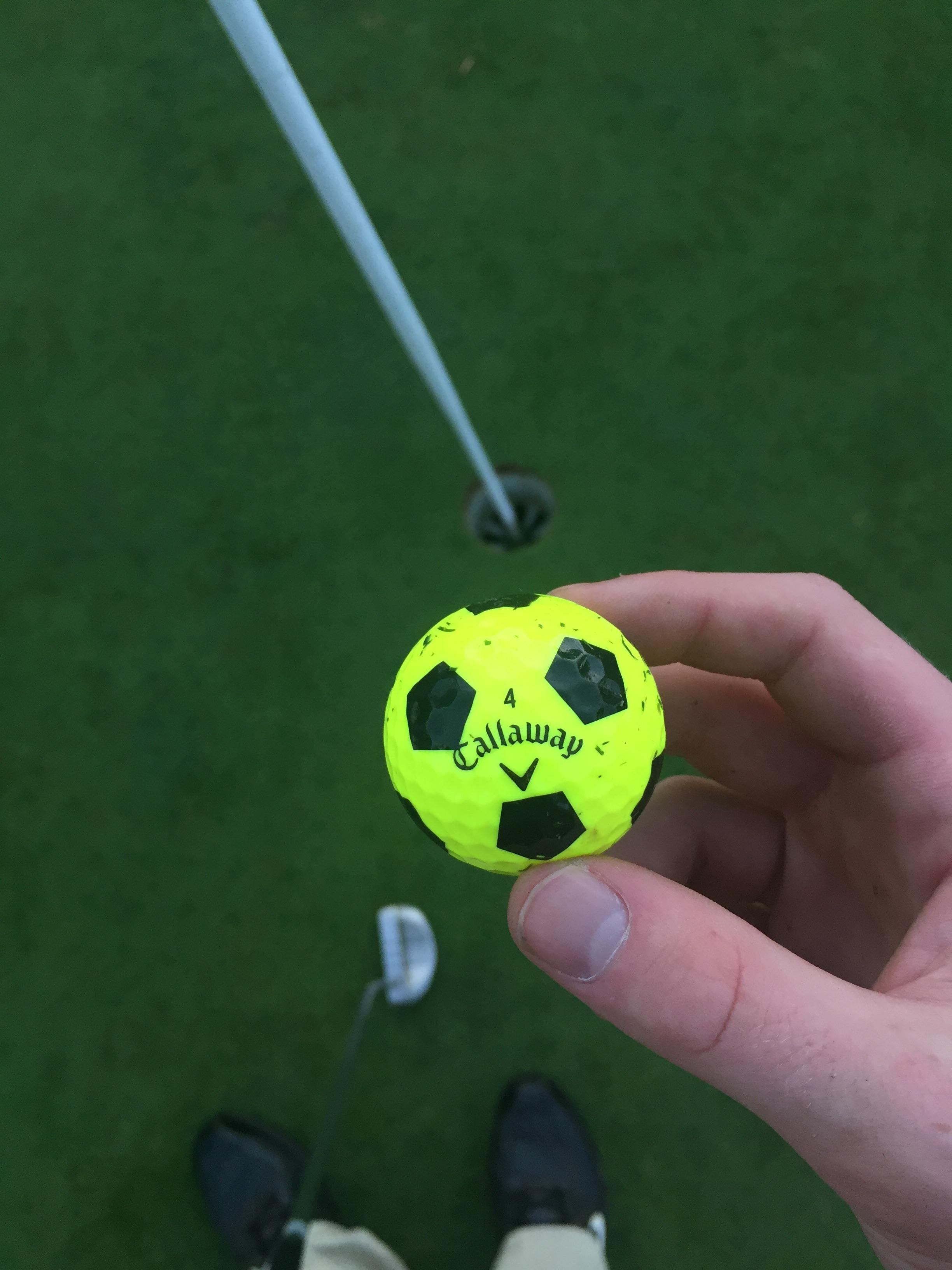 18 Holes. 1 Ball. Plenty of close calls. That’s a first for me! r/golf