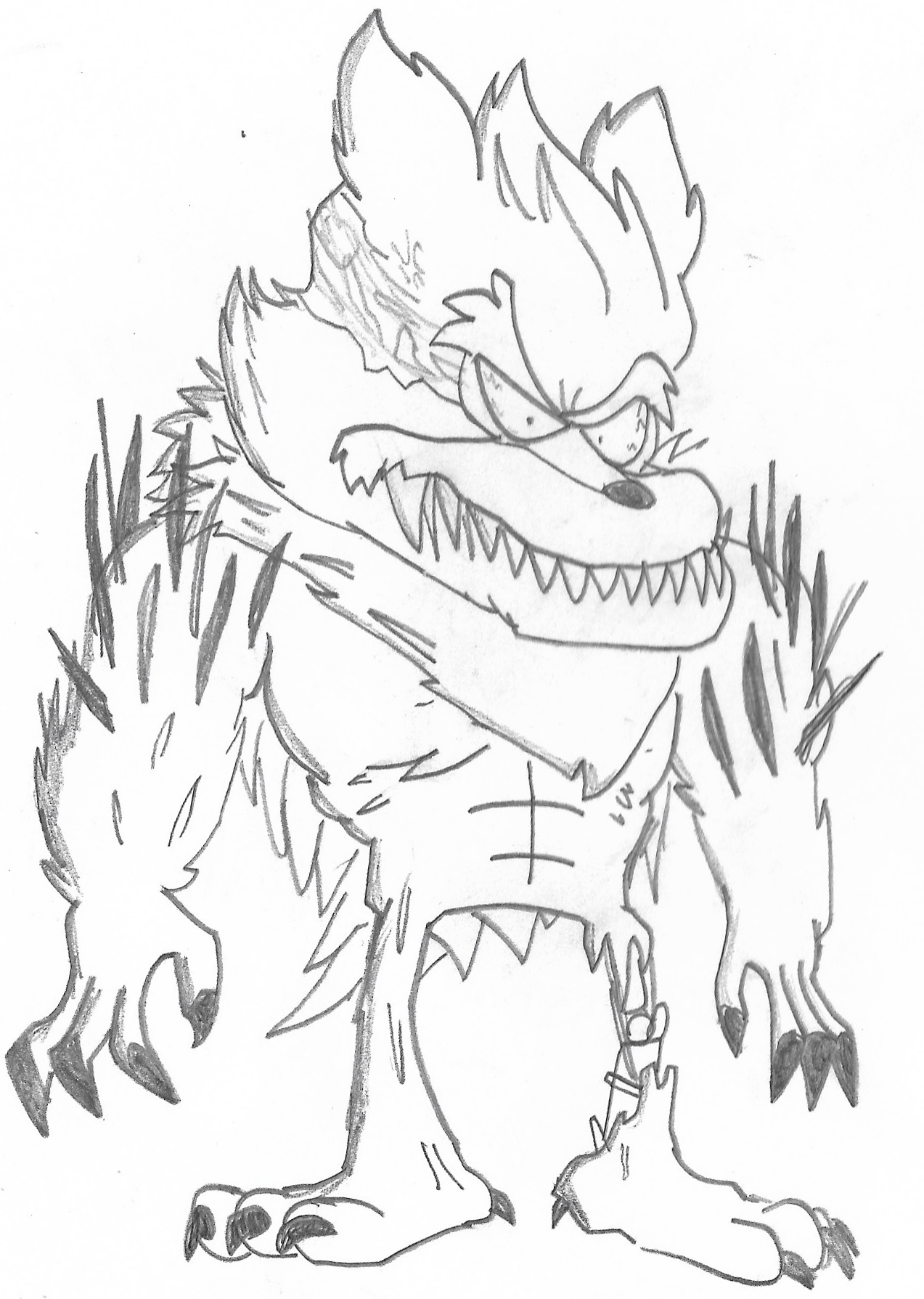 Stylized Twisted Wolf r/fivenightsatfreddys