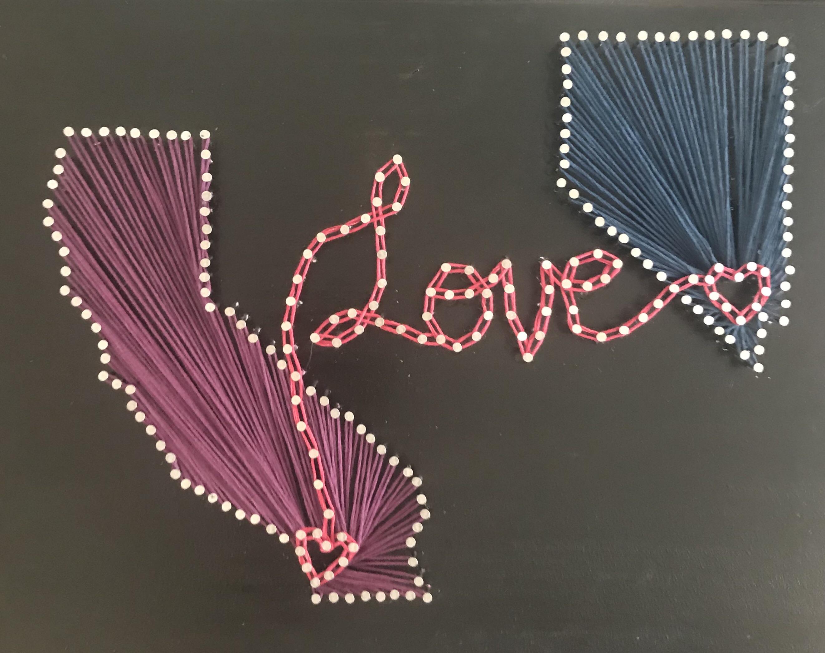 String Art Gift for LDR boyfriend's Bday! r/crafts