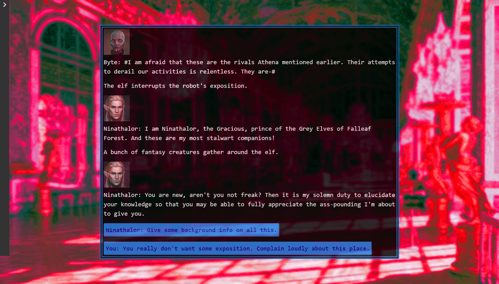 Become Alpha - adult visual novel with a twist : twinegames