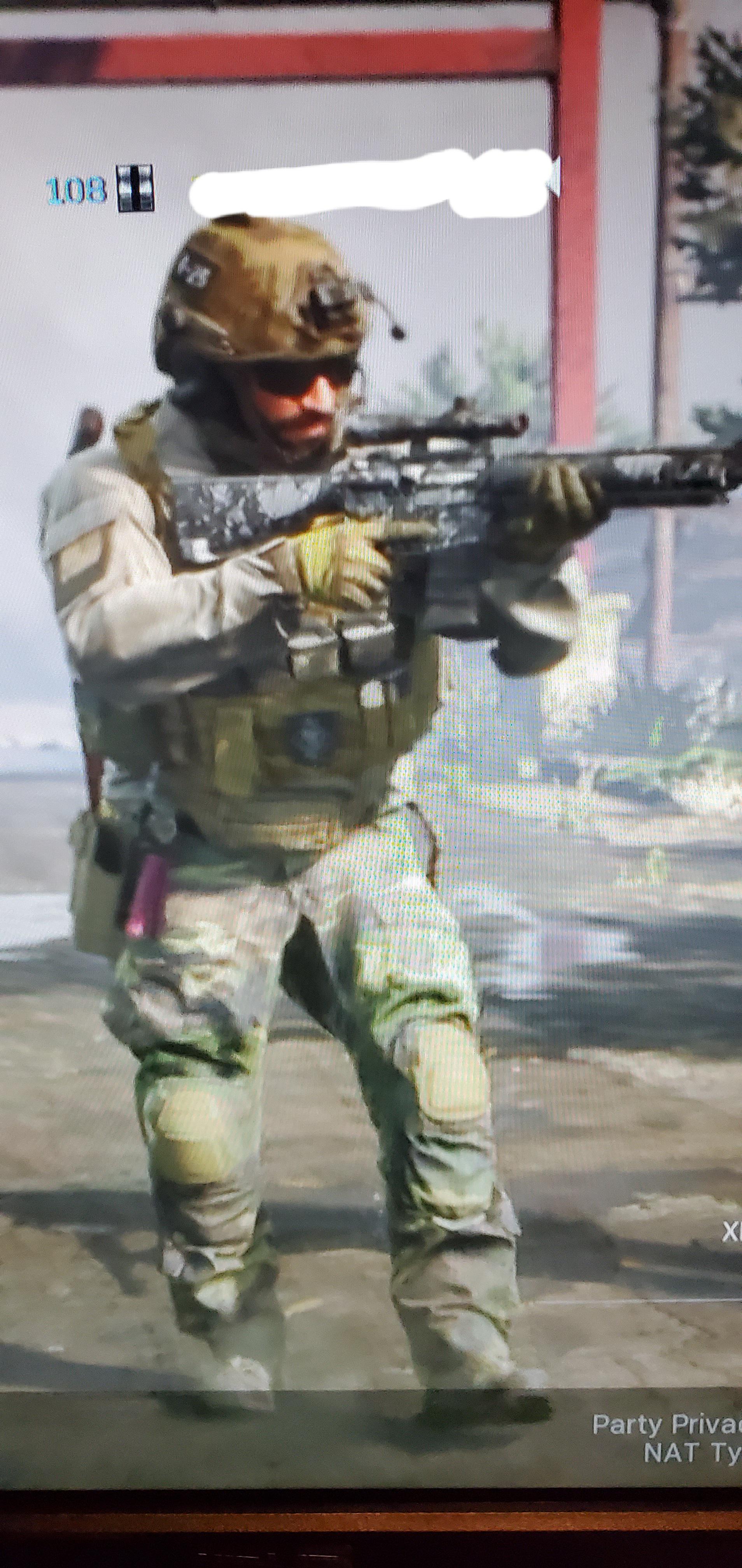 [Modern Warfare] If your operator has a sidearm holster, it will be