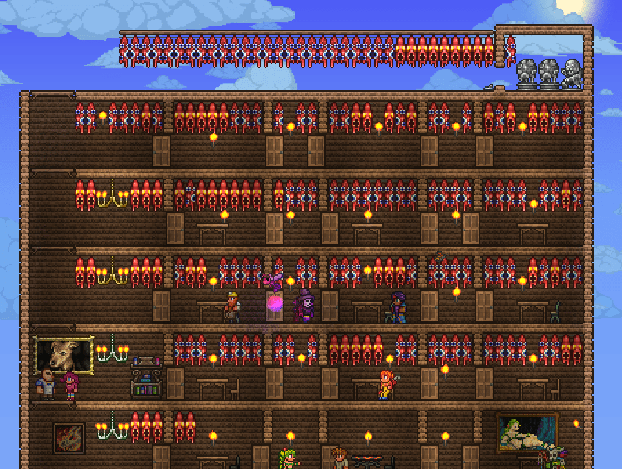 so i went farming for the flying piggy bank r/Terraria