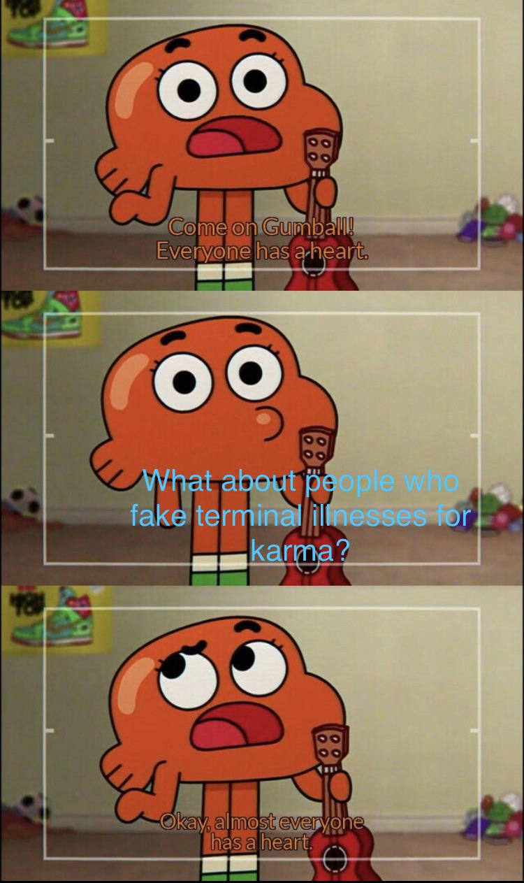 Gumball and Darwin spitting straight facts memes