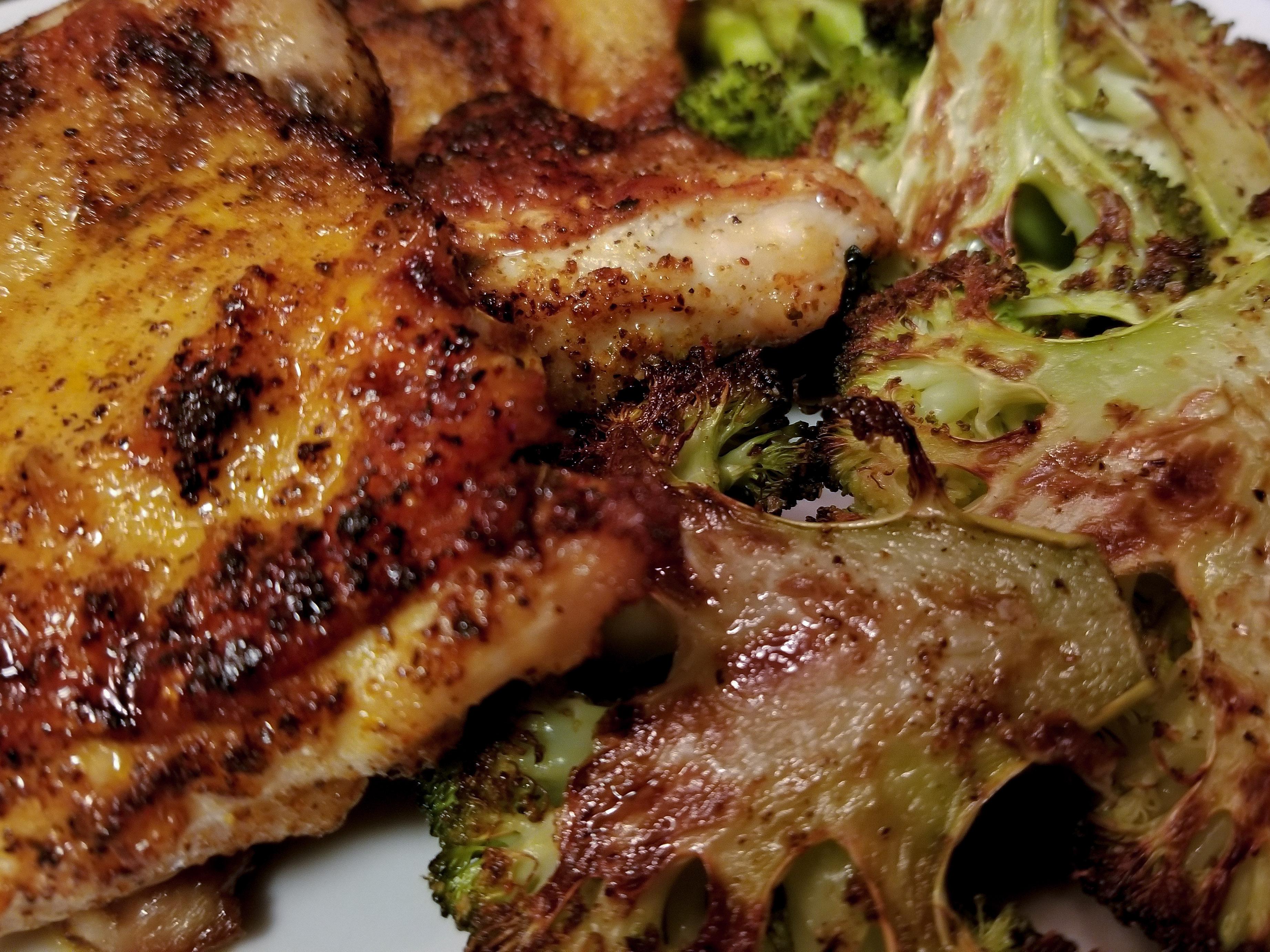 Classic Chicken and Broccoli Elevated Deboned Skinon Chicken Thighs