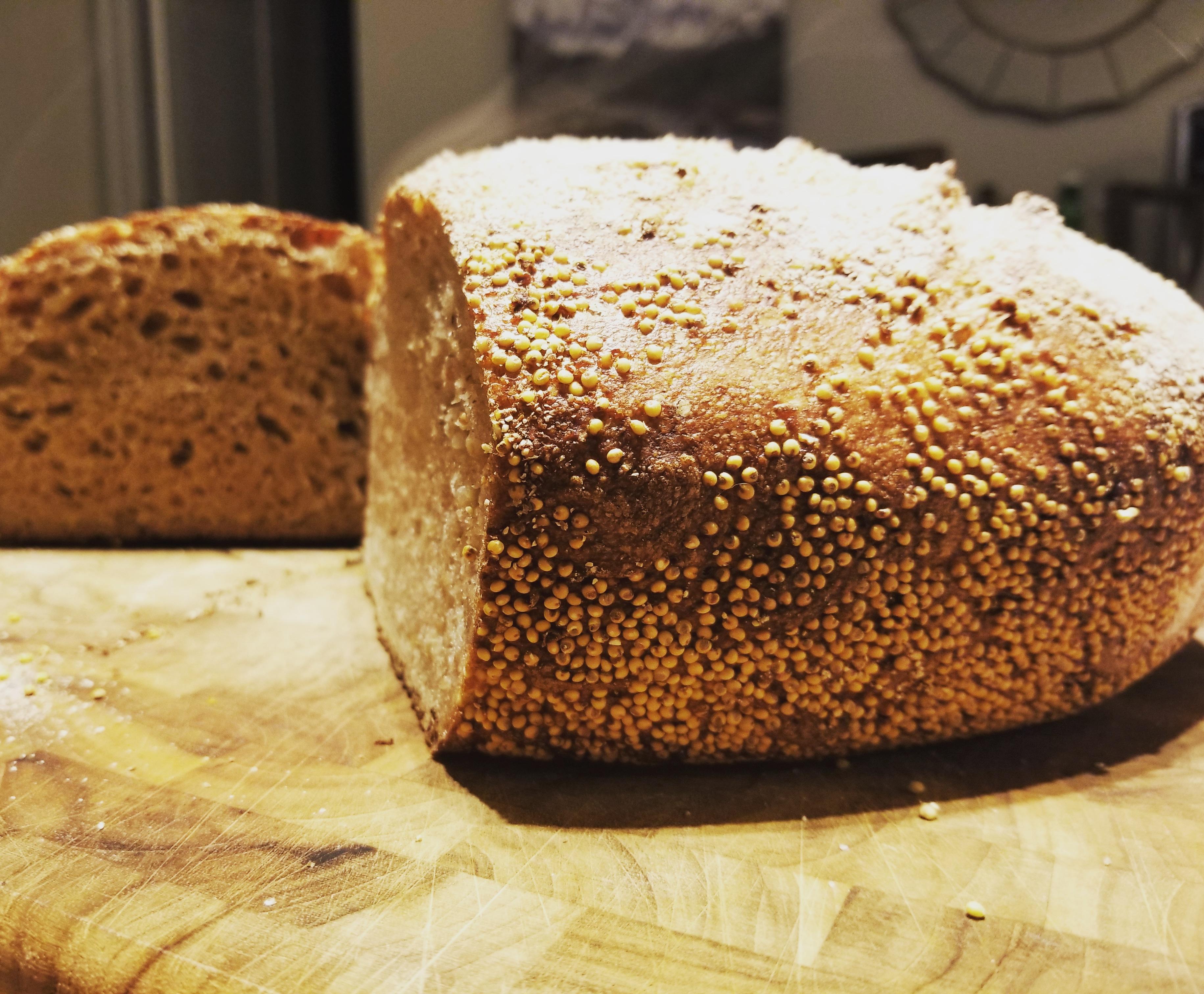 First try... Tartine Millet Porridge Sourdough r/Breadit
