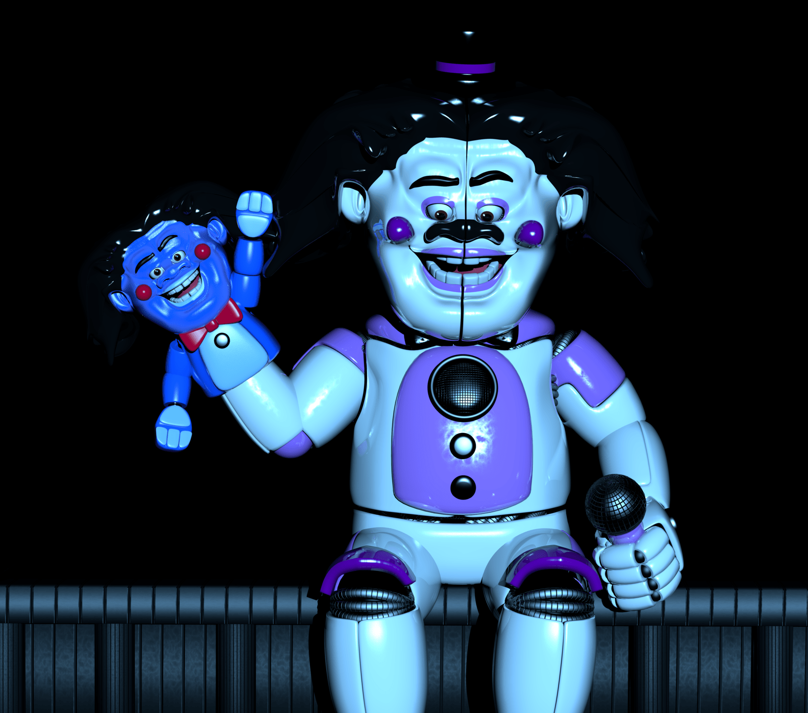 Funtime Freddy in Parts and Service (Joke) r/fivenightsatfreddys