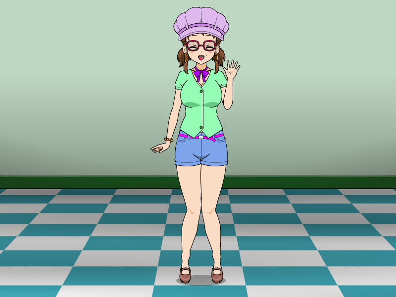 Would pictures made with the Kisekae Doll Maker be considered "art"? If so, here's an image of