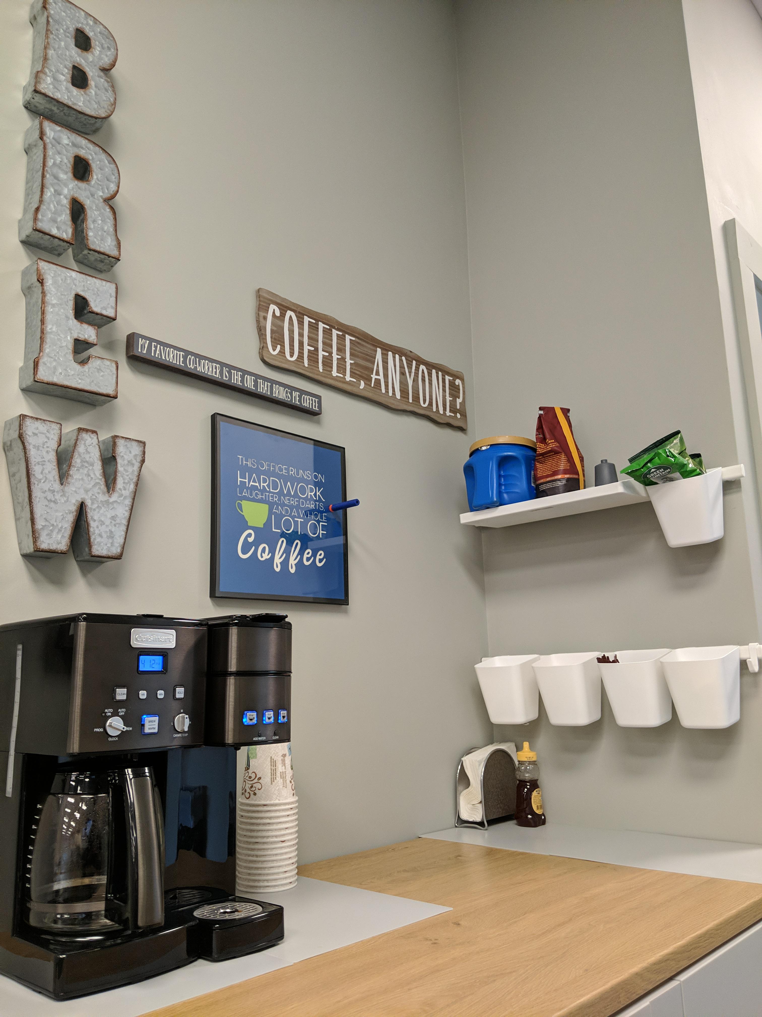 New coffee station at work! r/coffeestations