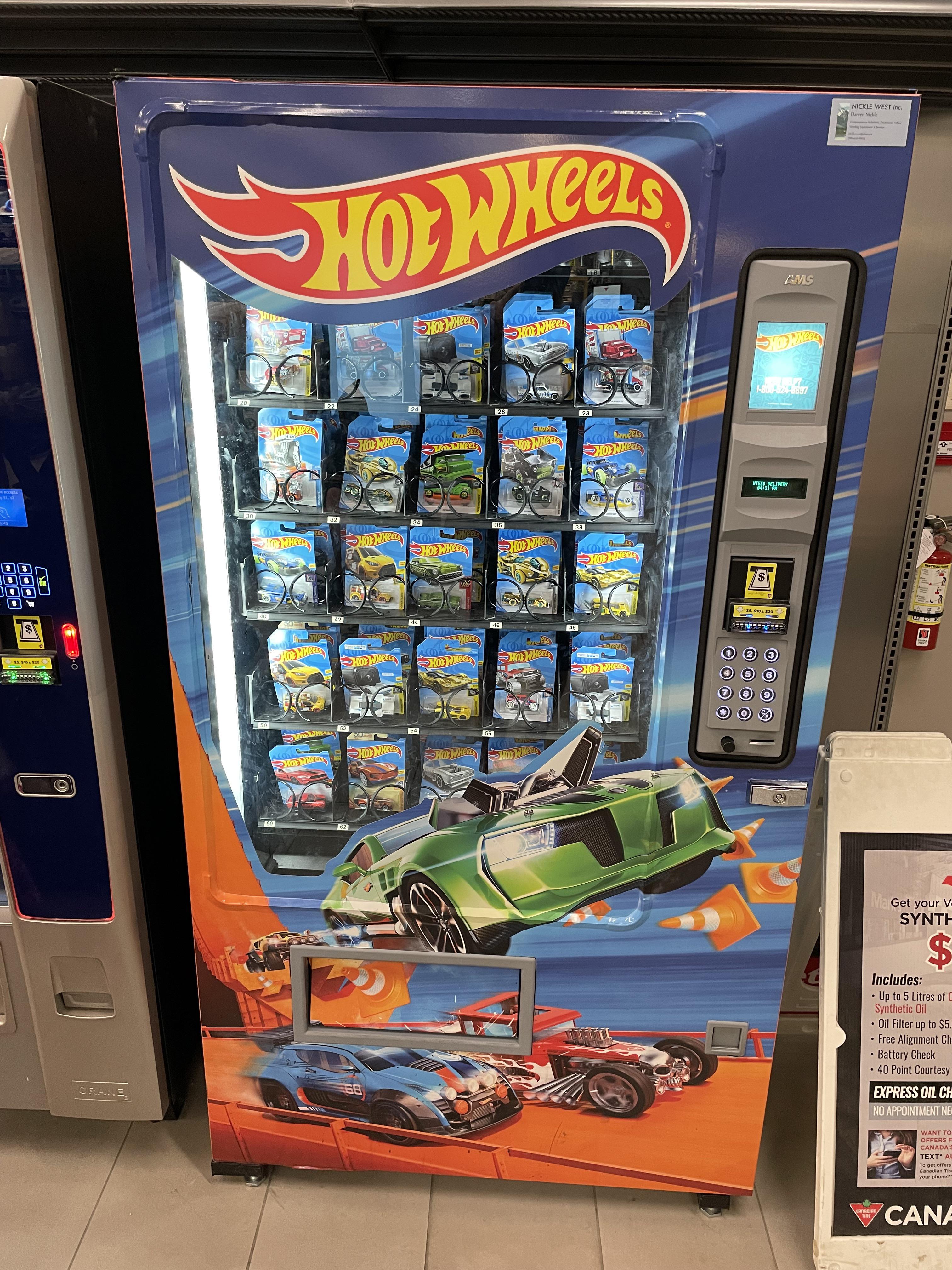 Where Are My Hot Wheels Vending Machines?