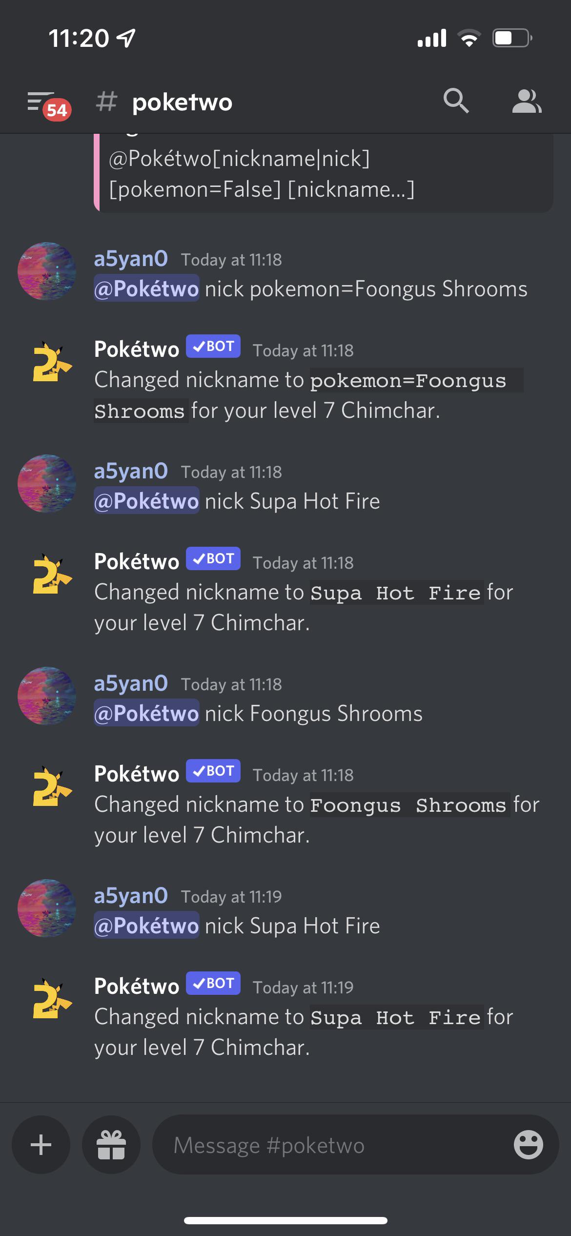 How do you change a specific pokemon’s nickname as I can only change my