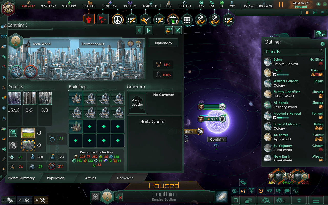 Machine Uprising instantly destroys all my building in my Ecumenopolis