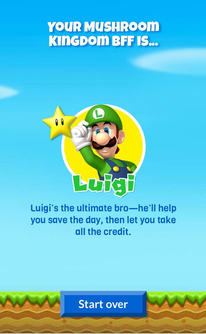 I to post this but here’s my Mushroom Kingdom BFF r/Mario