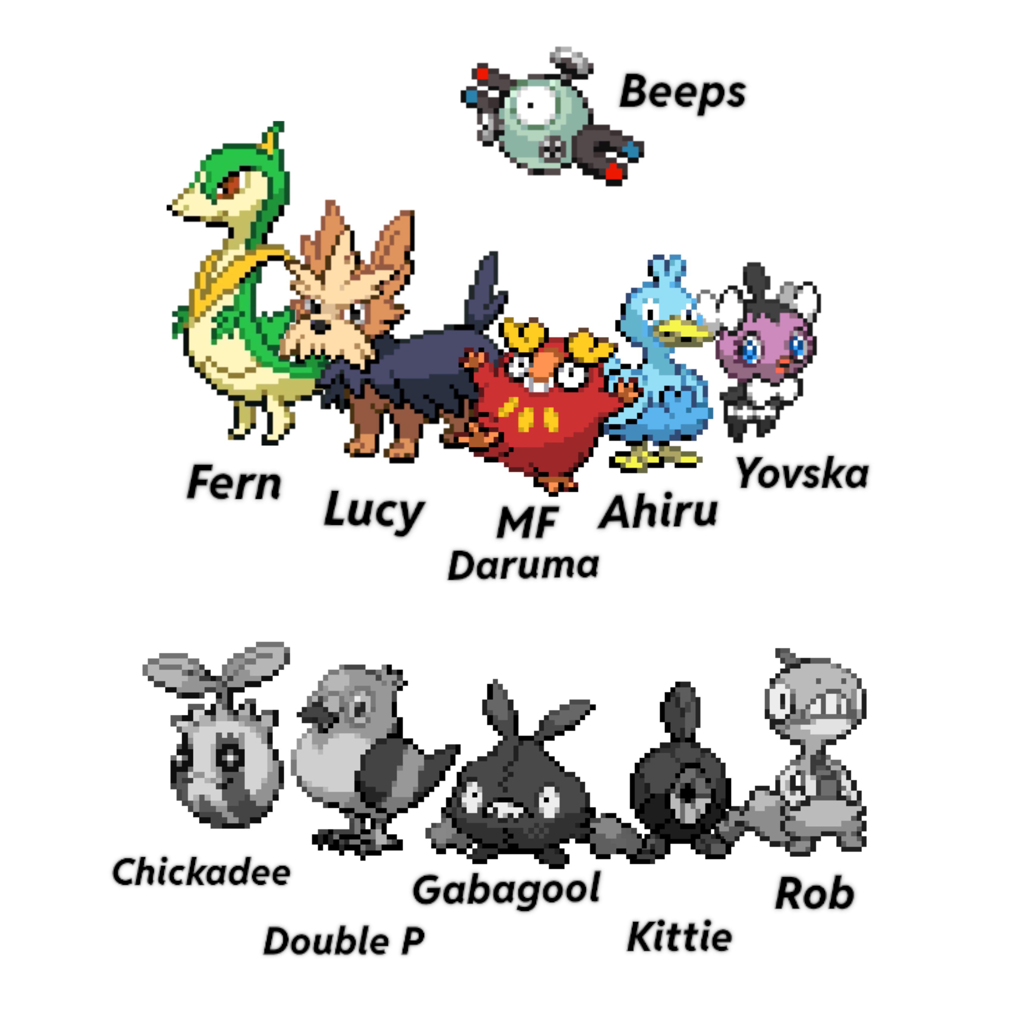 Current Black 2 Nuzlocke team + Graveyard r/nuzlocke