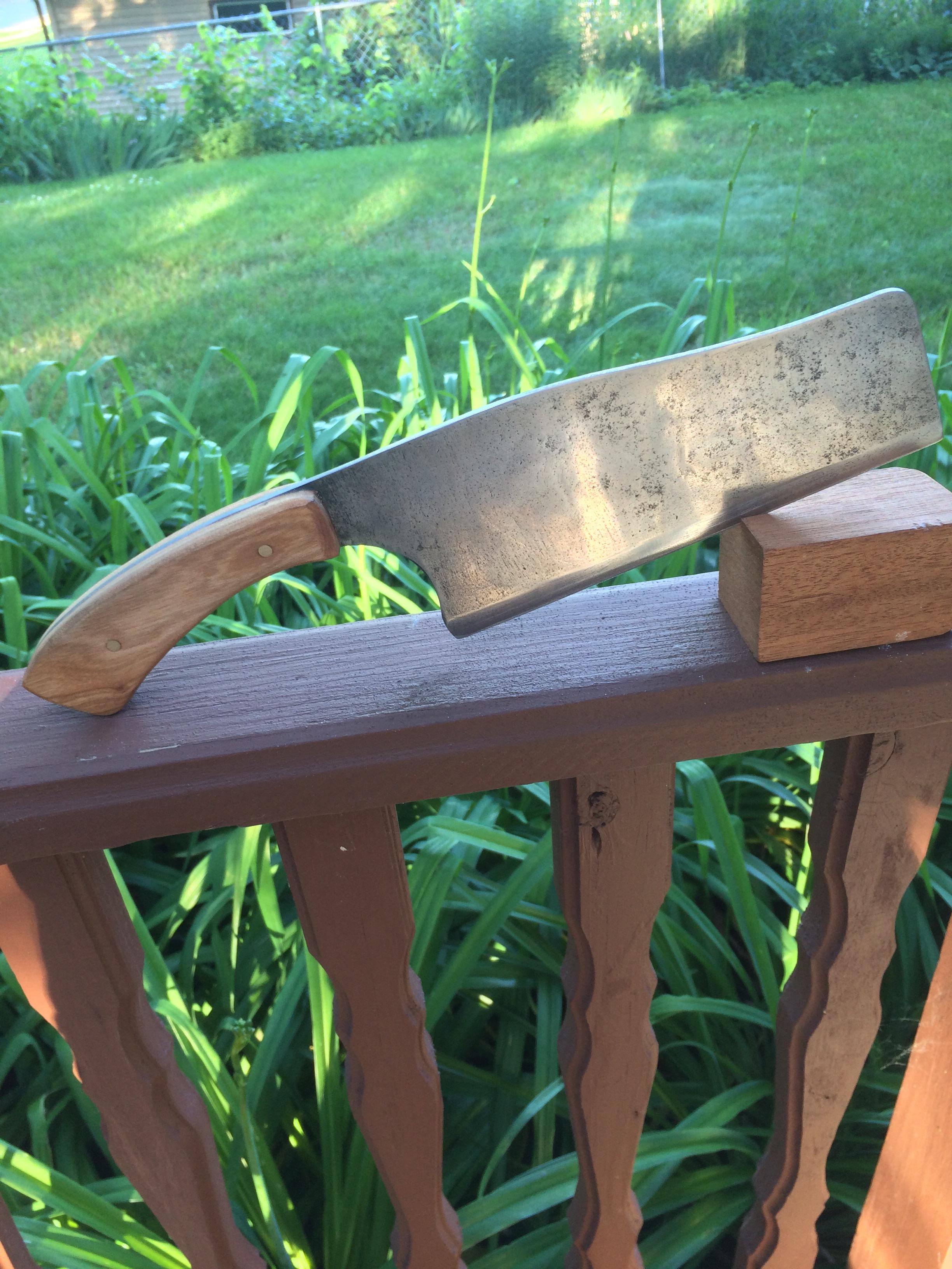 Meat Cleaver I Made r/knifemaking