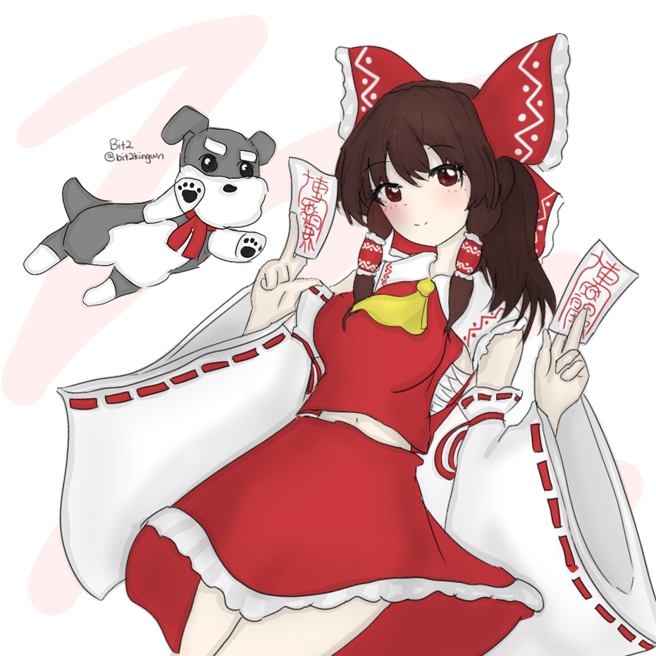 Reimu's good luck charms. One for Reimu, one for you! r/touhou