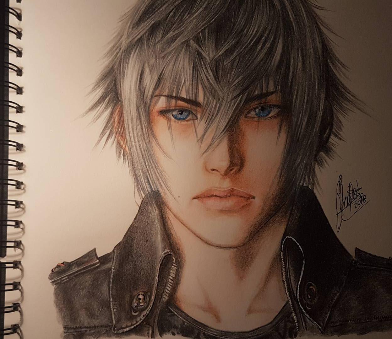 Noctis drawing I've just finished FinalFantasy