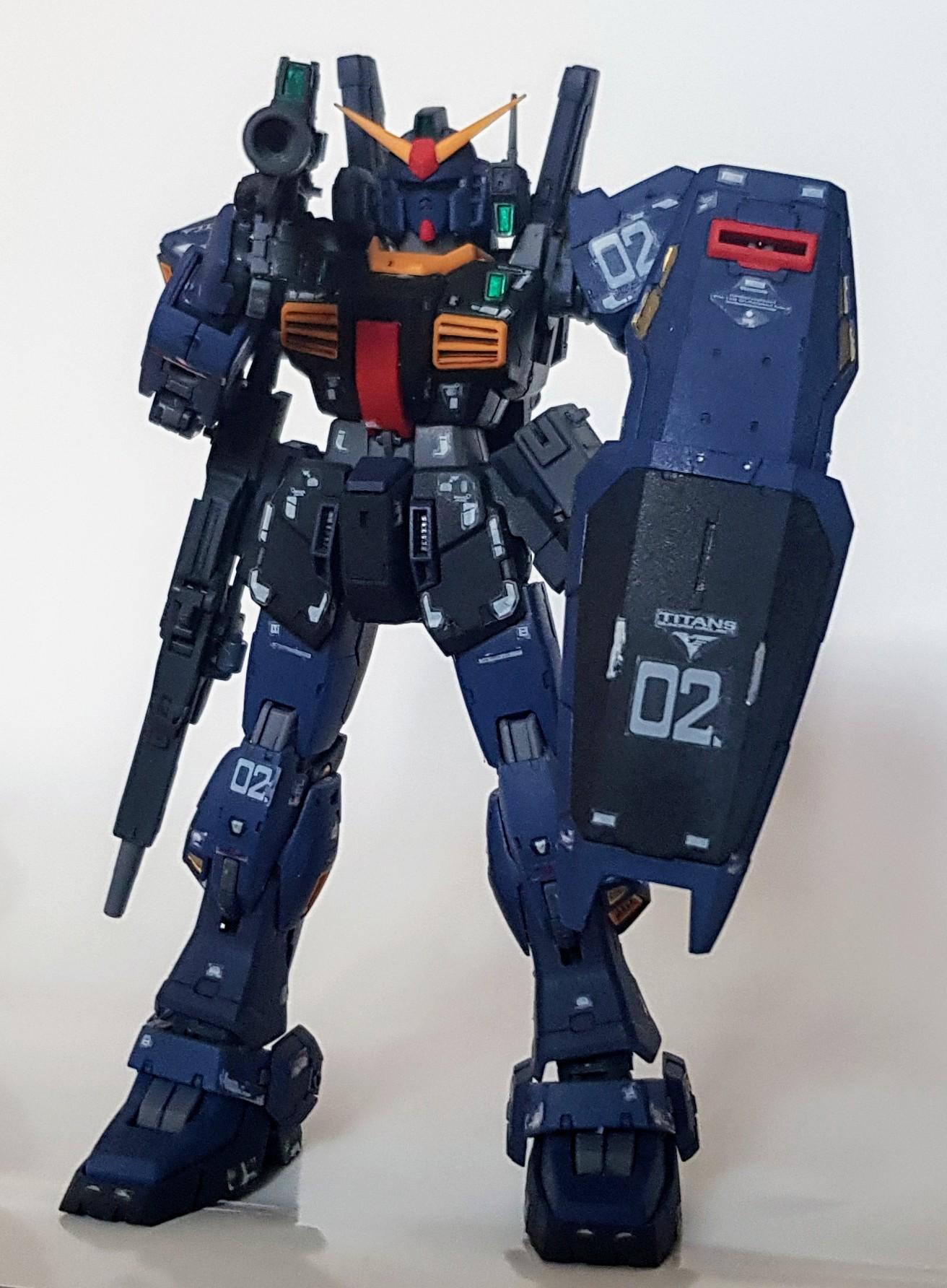 RG RX178 MK II Titans, fully stickered, panel lined and flat top