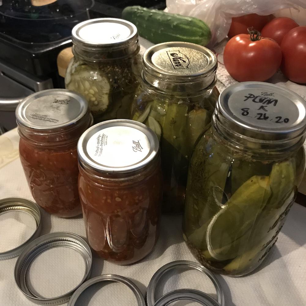 5 more used lids sealed and popped. Store shelves empty, no problem