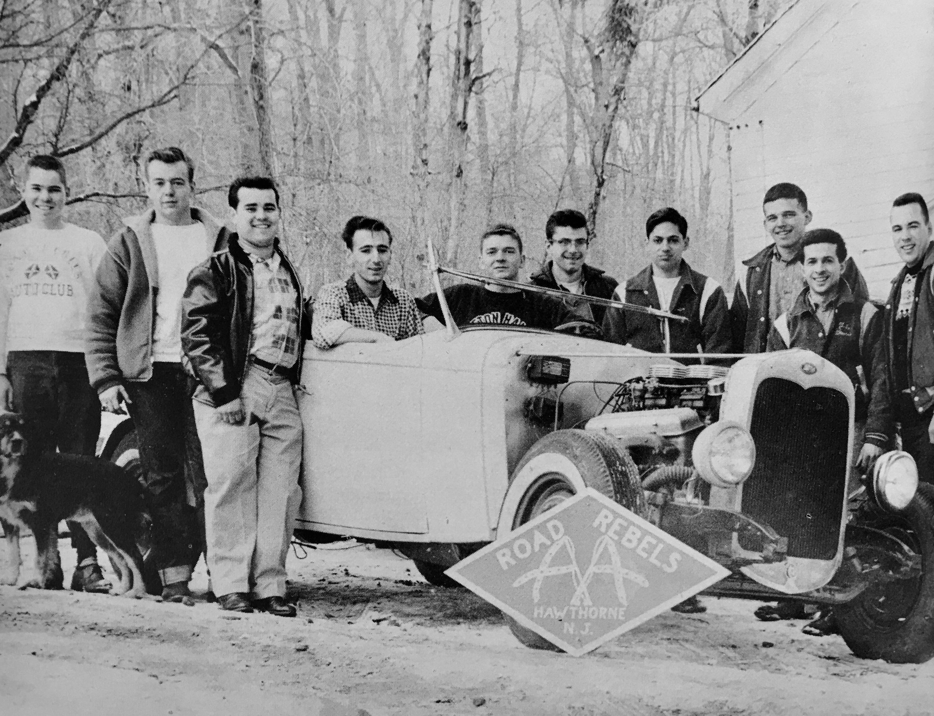 Road Rebels Auto Club Hawthorne, New Jersey 1961 r/newjersey