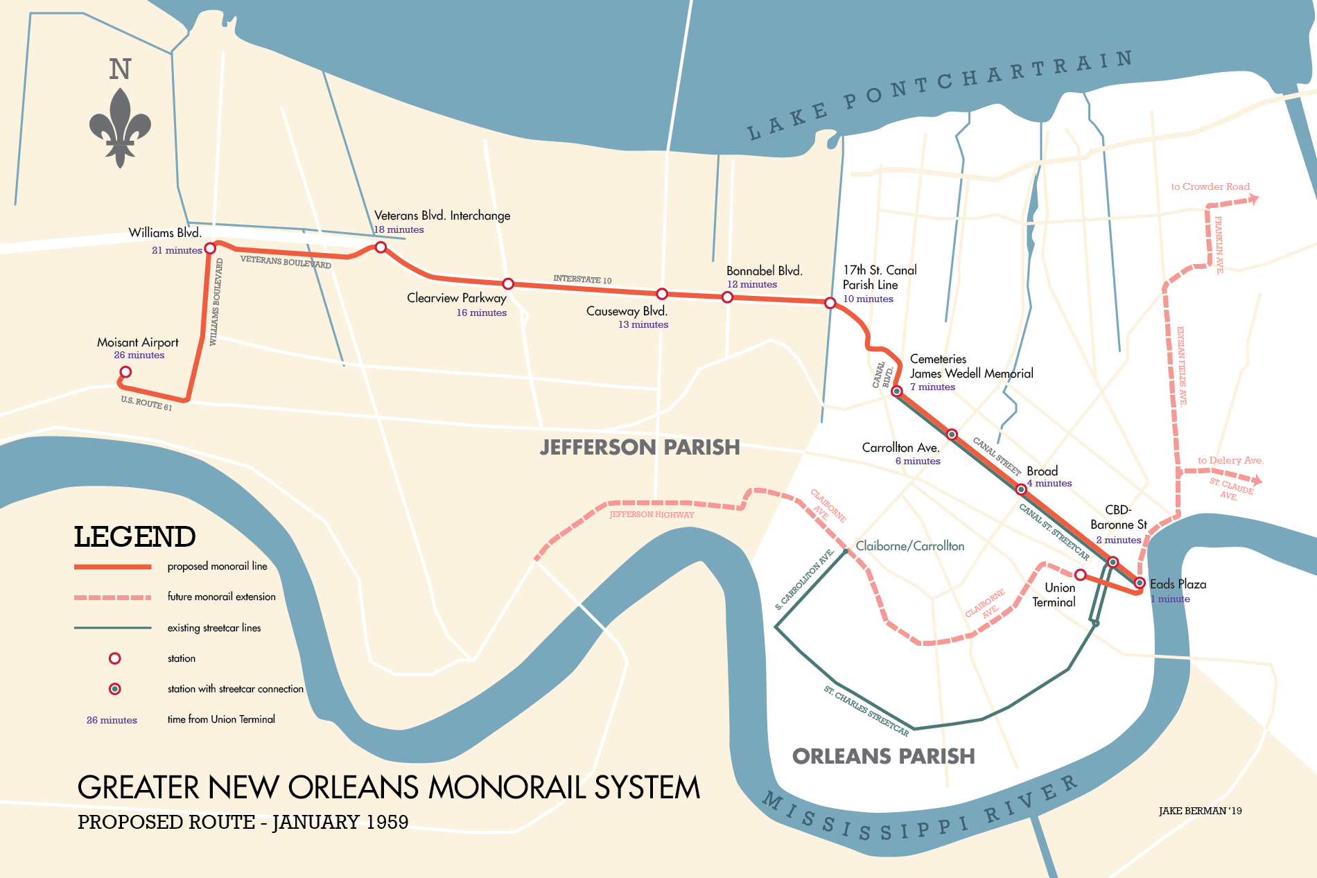 New Orleans Airport Terminal Map