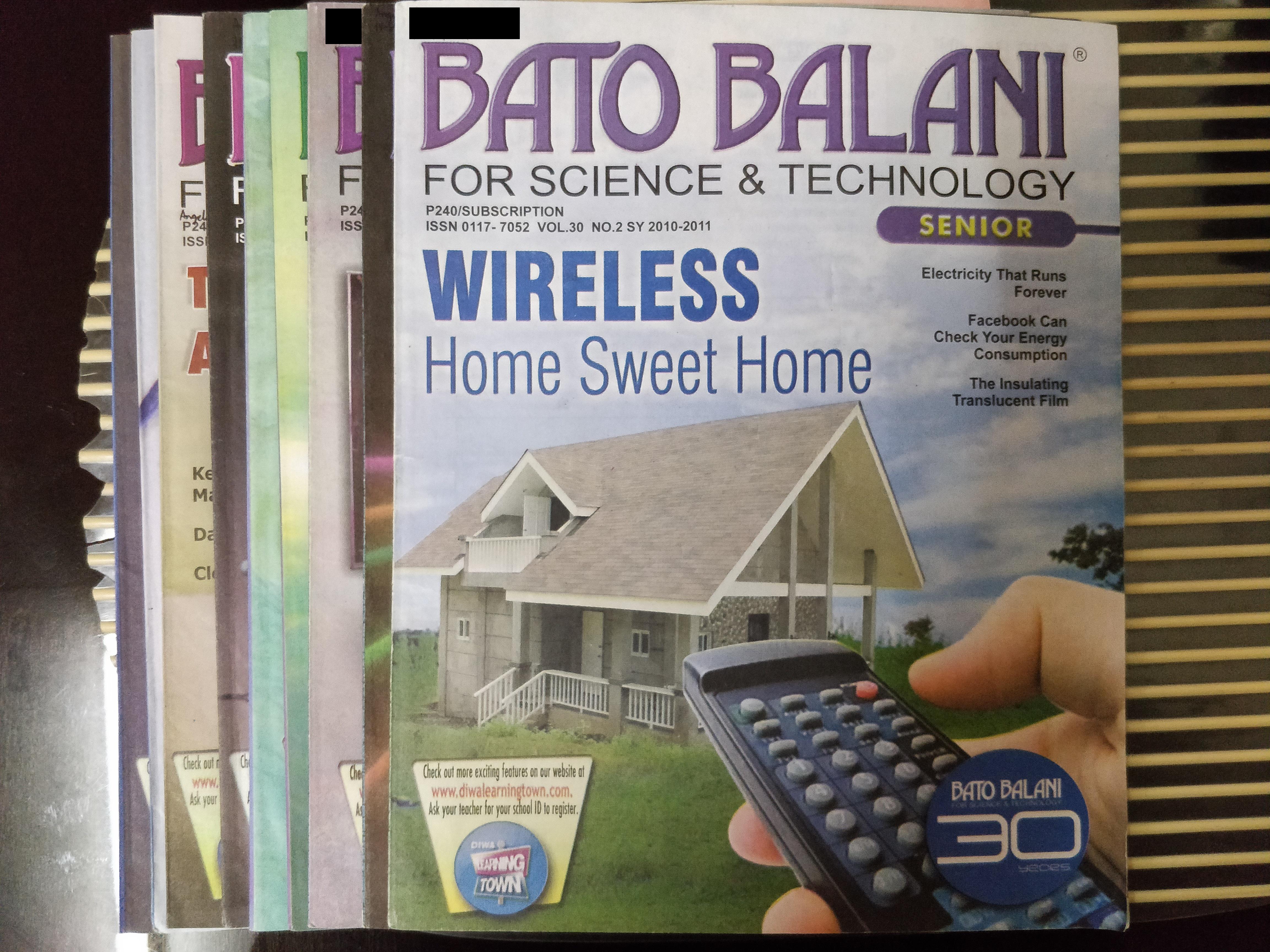I'm cleaning my room and found my Bato Balani magazines. Legit one of