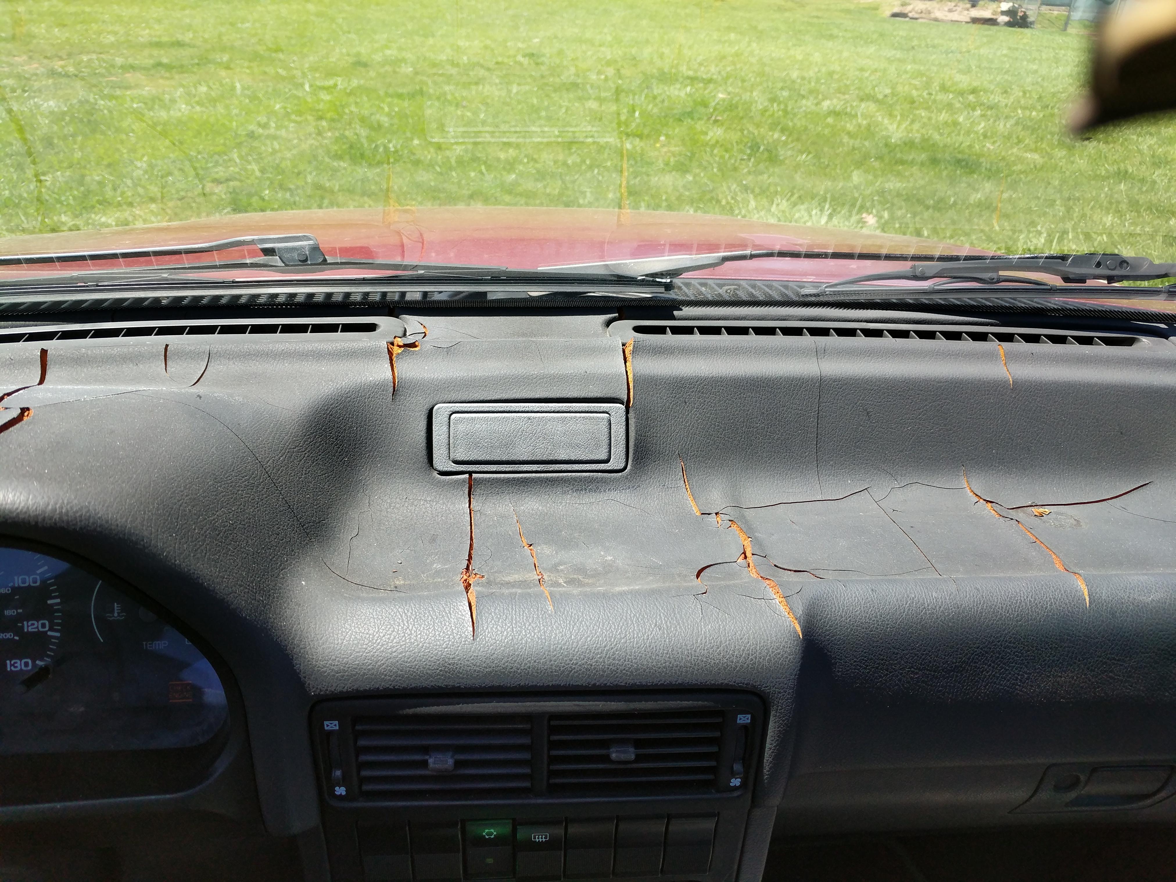 This is my dashboard from sun damage. What can I do about it? r/Cartalk