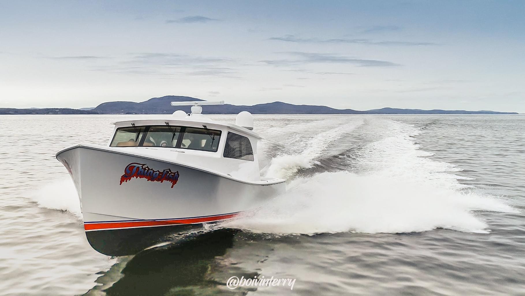 Another shot of the custom 46’ Mussel Ridge r/boatporn