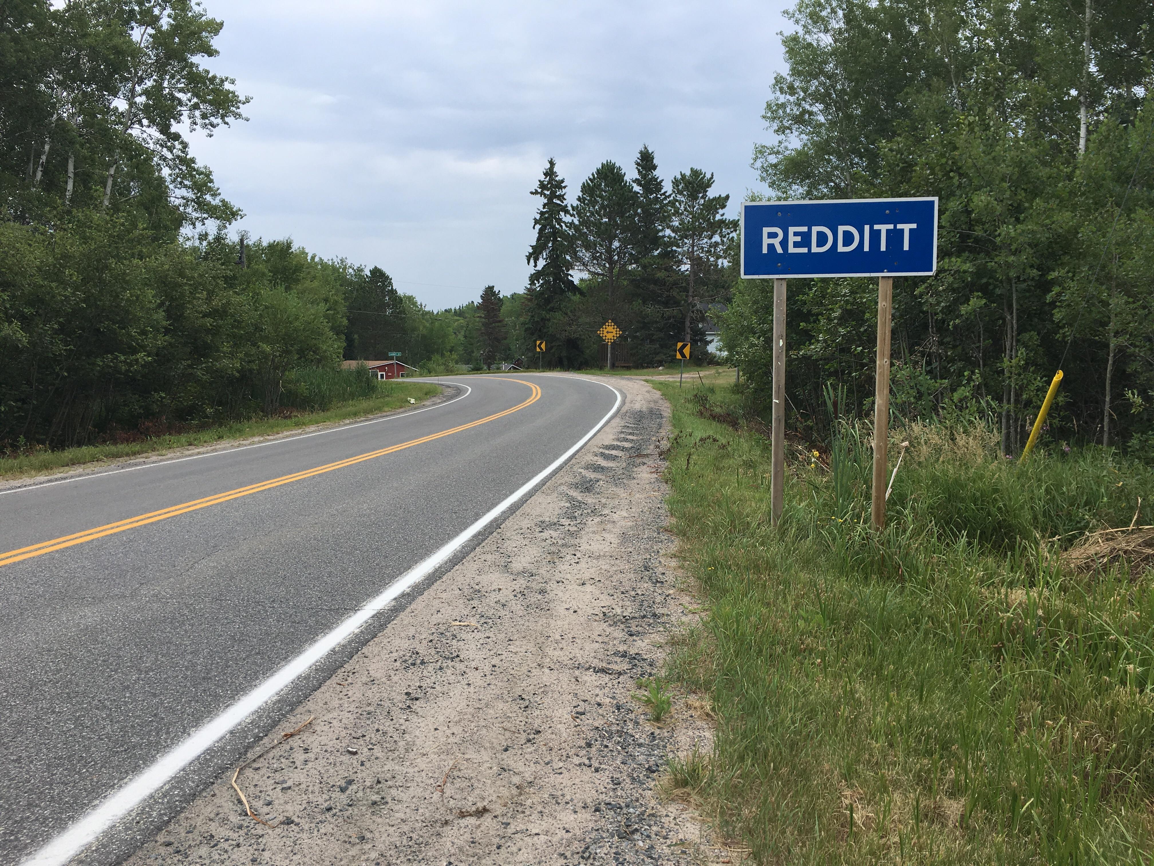 Reddit, I give you Redditt, Ontario. My grandma’s cottage is located