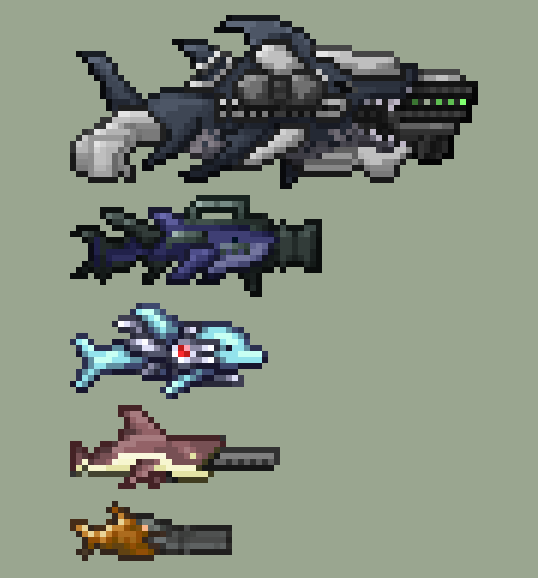 [FOR HIRE] i do pixel art, terraria looking sprites are my specialty, heres these 2 custom guns