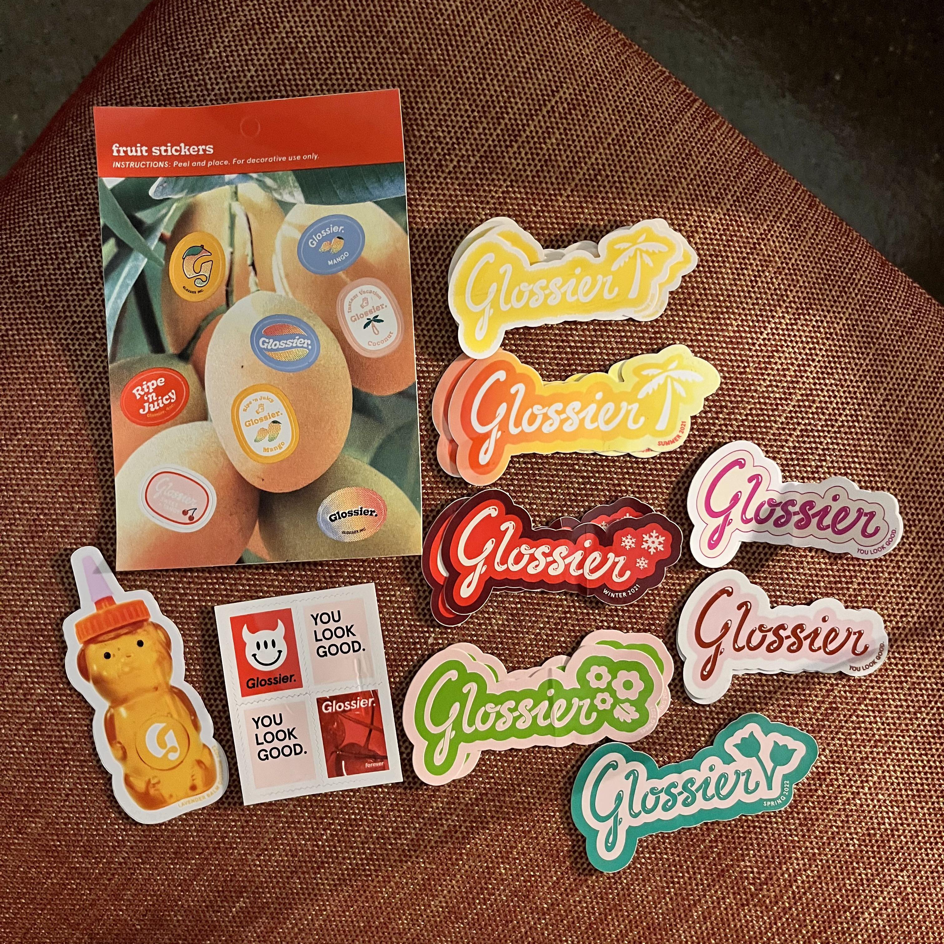 Glossier Sticker Collection r/glossier