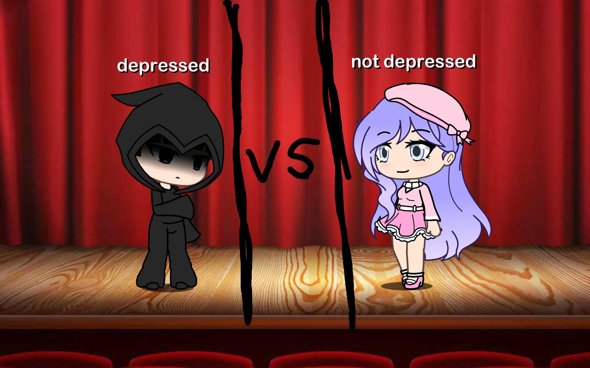 How to know if you're depressed in gacha life!! GachaLifeCringe