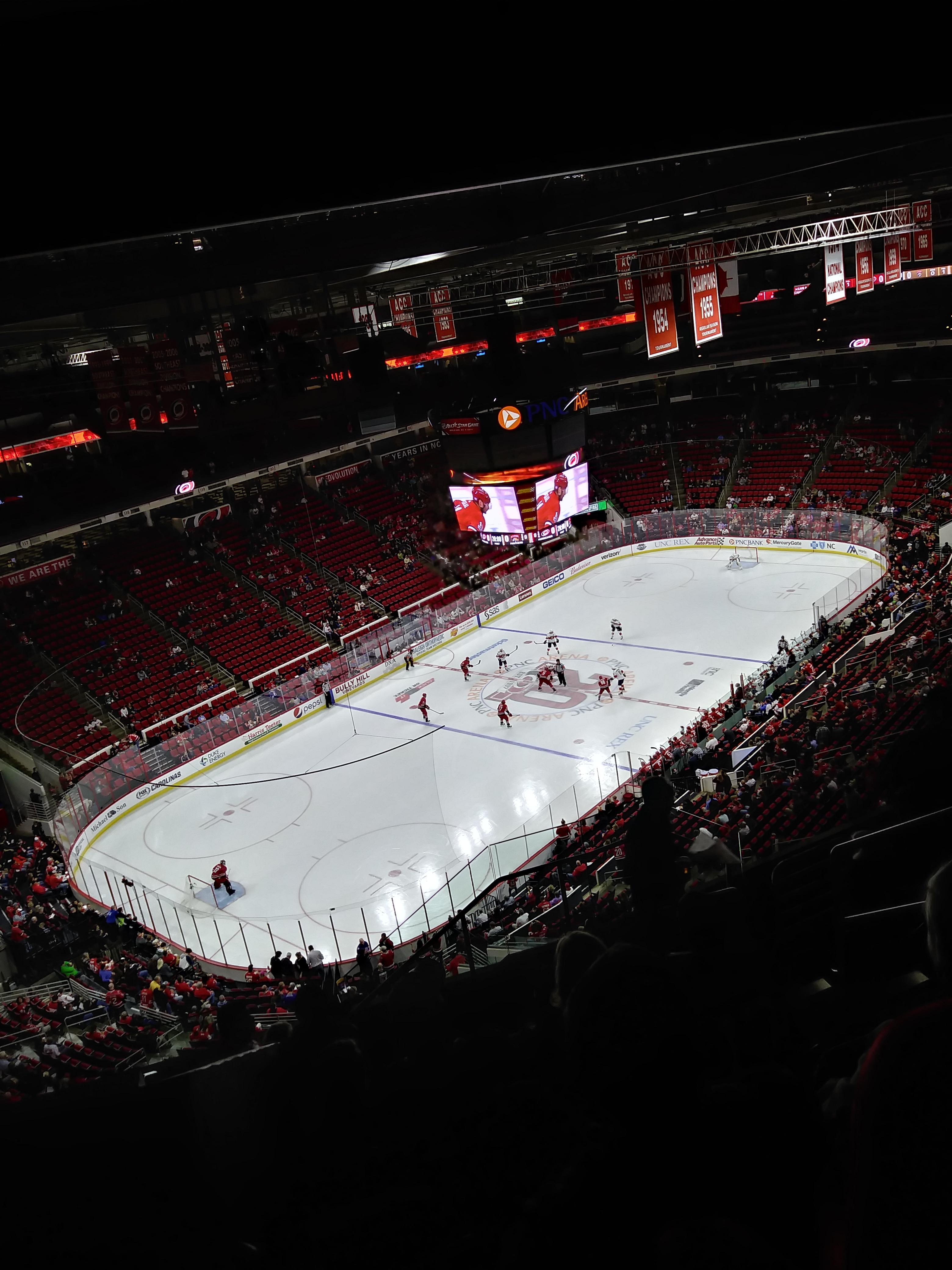 Checking in from section 309! Second Canes game. Here to rock. Like a