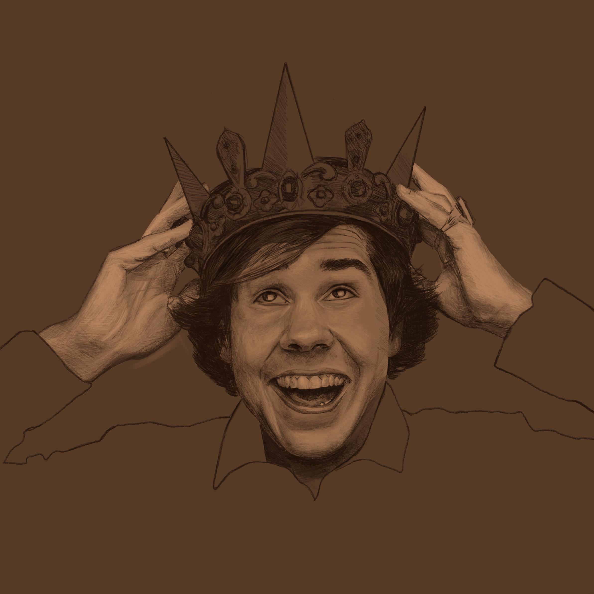 Finished drawing of David Dobrik DavidDobrik