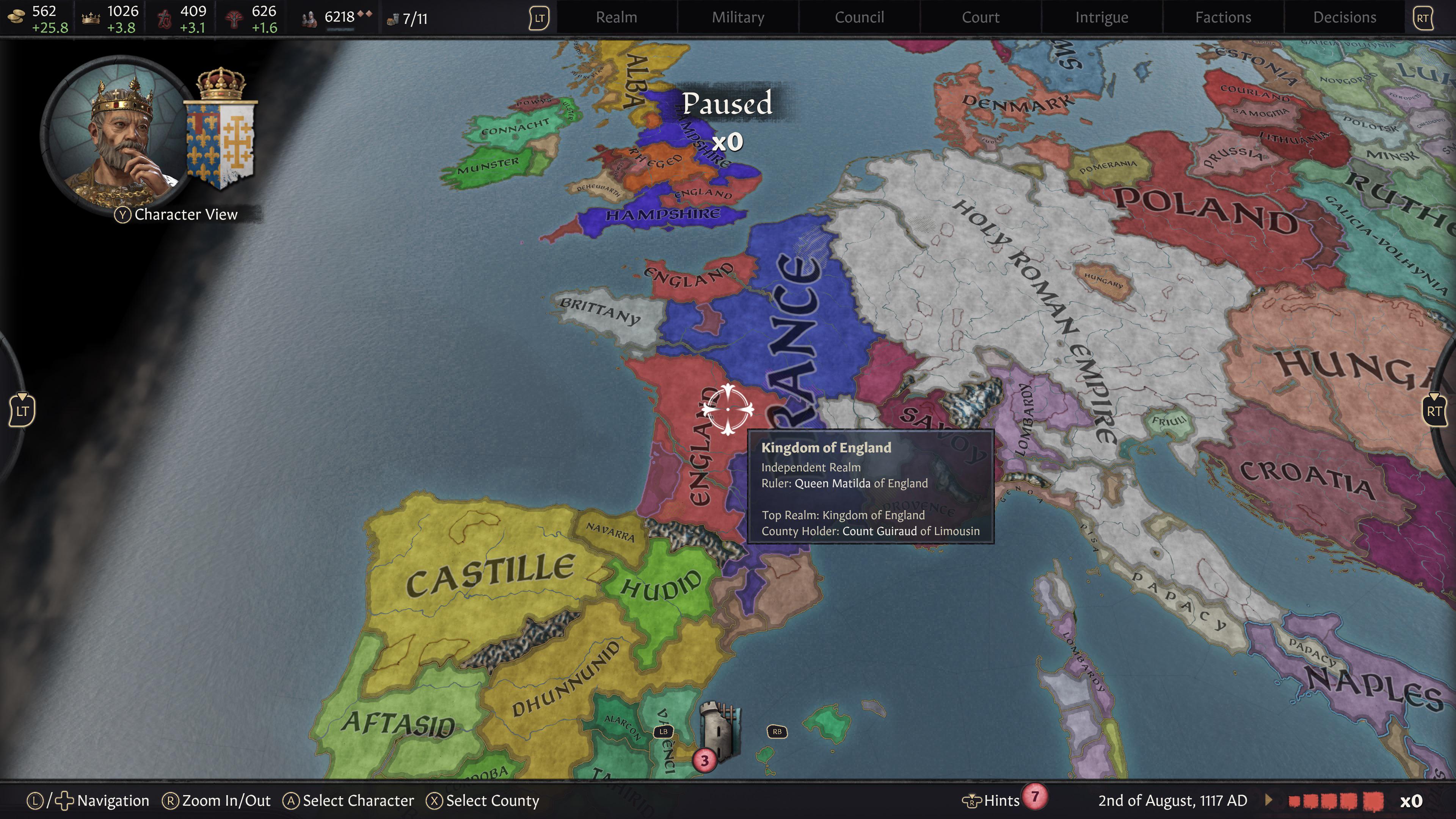 woah england formed their Angevin Empire as the AI r/ck3