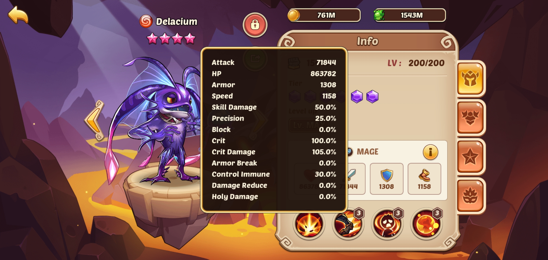 100 crit rate finally achieved. E5 Unbending Will is going to be