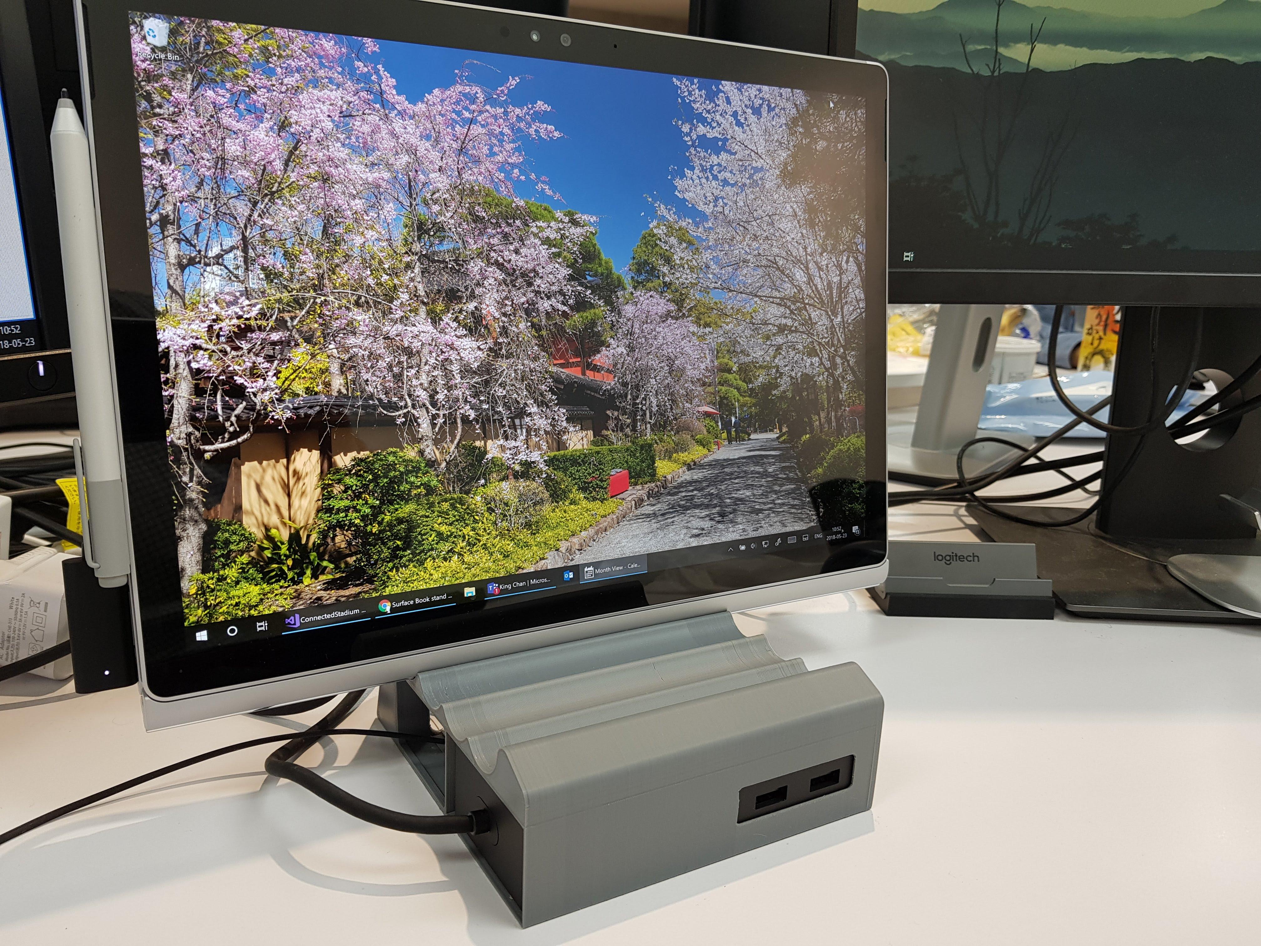 Finished my Surface Book stand 14 hours r/3Dprinting