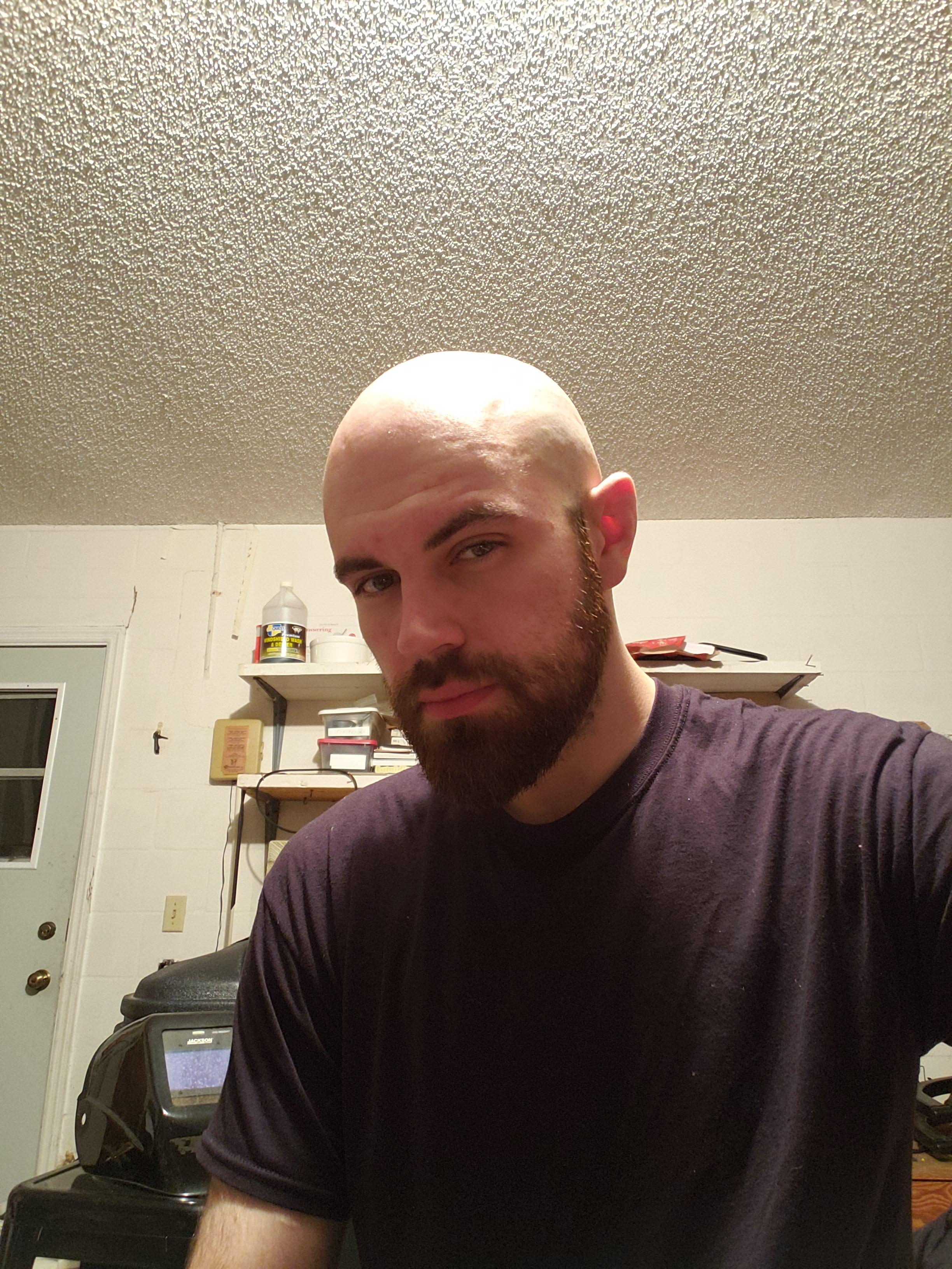 Love the feeling but still find myself going out with a hat on r/bald