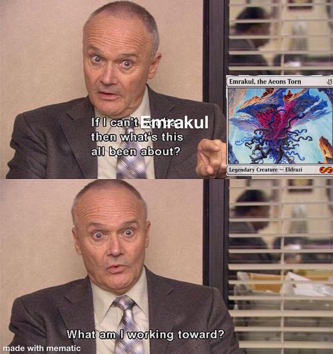 Recently got into EDH only to find Emrakul is banned : r