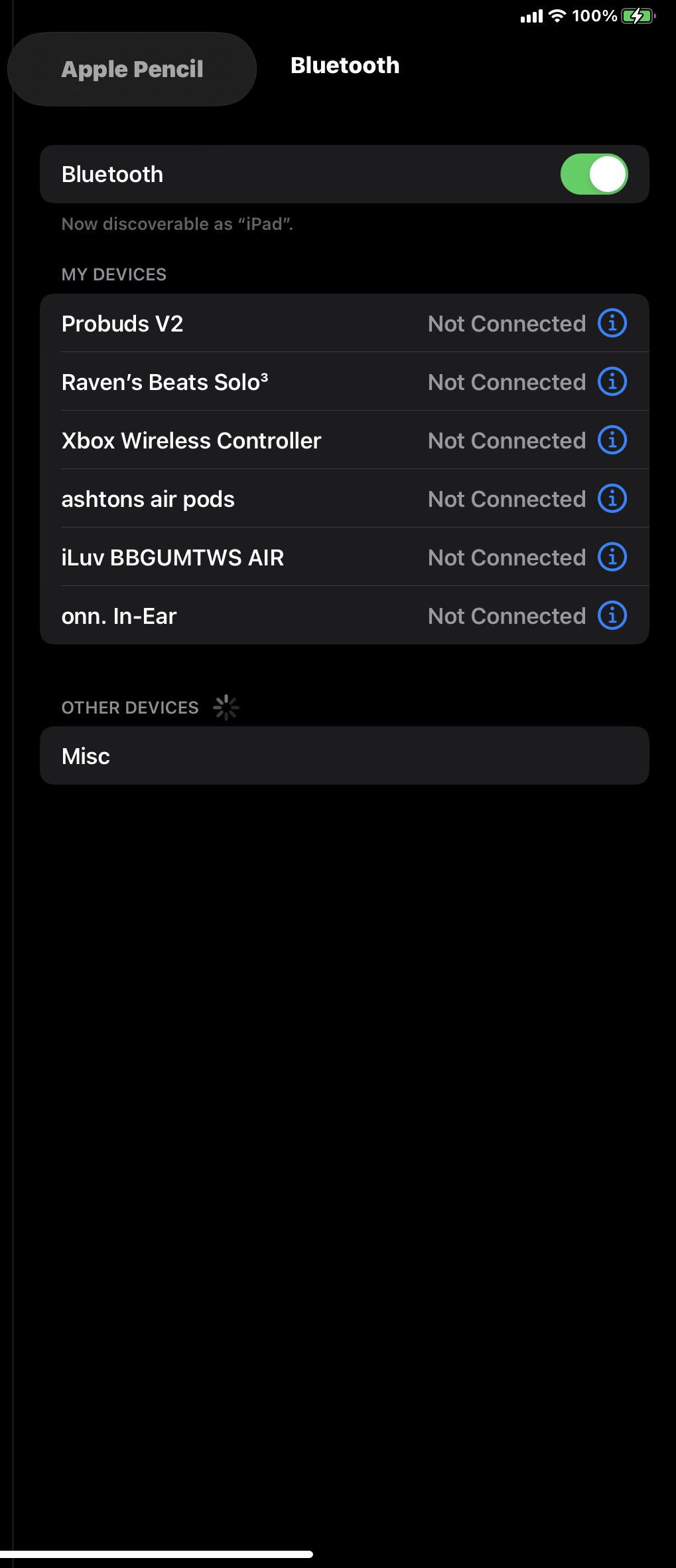 My apple pencil wont pair with my ipad : r/applehelp