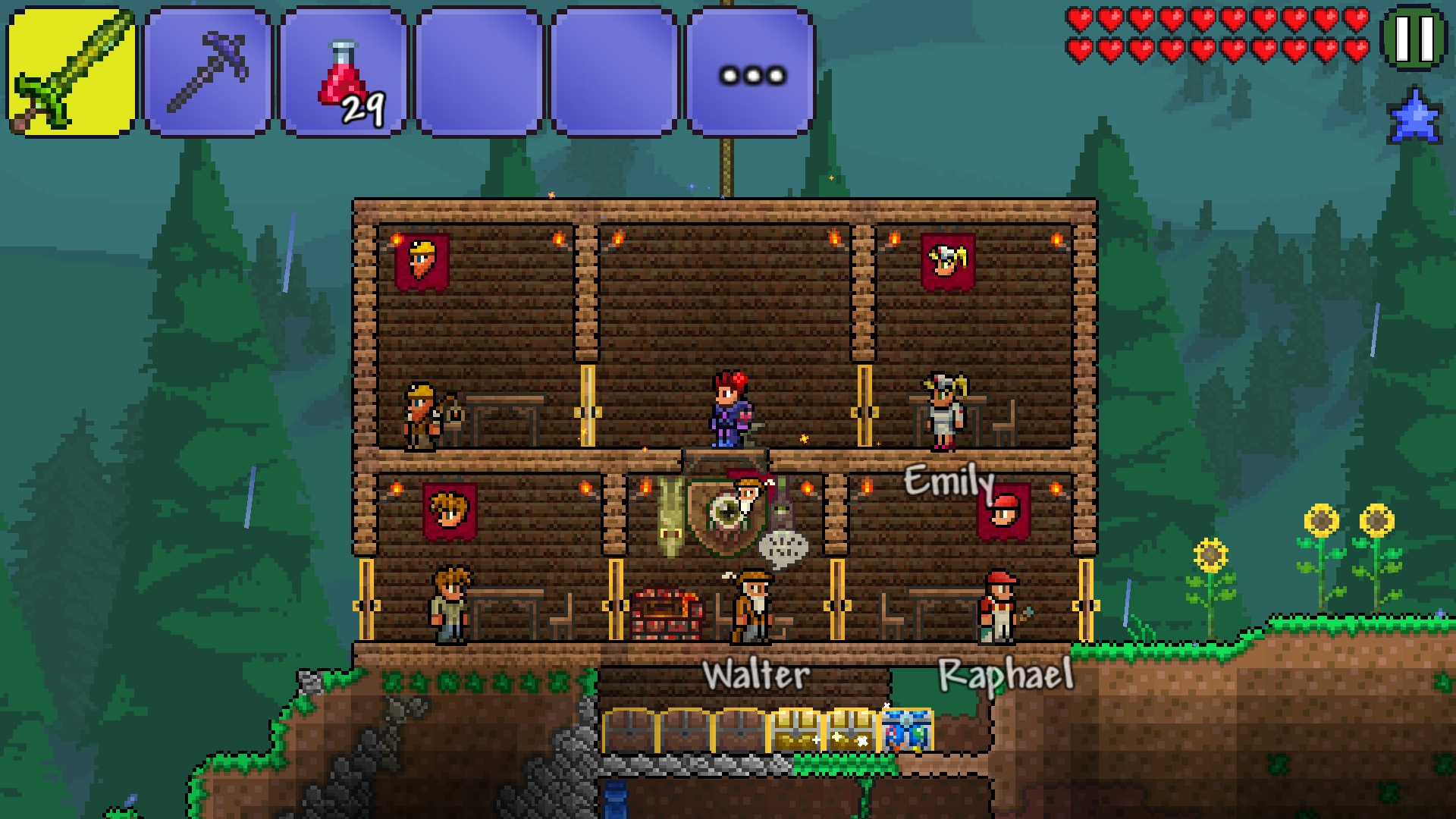Update on melee playthough Terraria