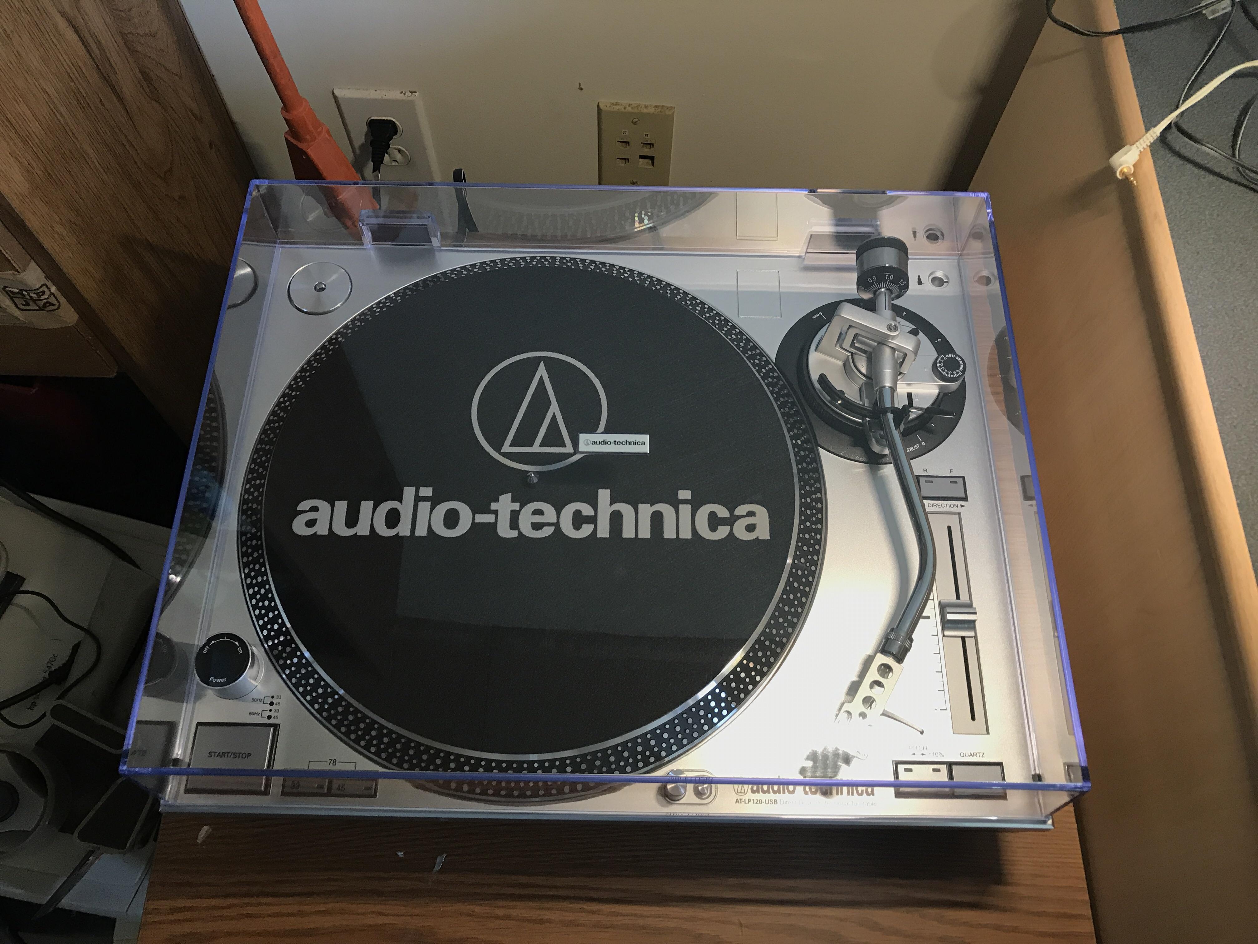 My very first turntable. After extensively researching and trying to