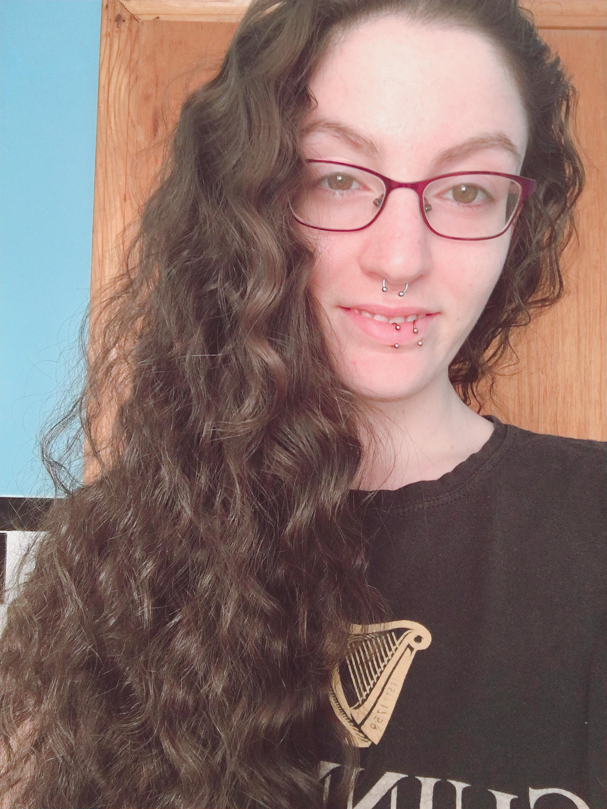 Finally in love with my curls thanks to Ors Olive Oil products 💜