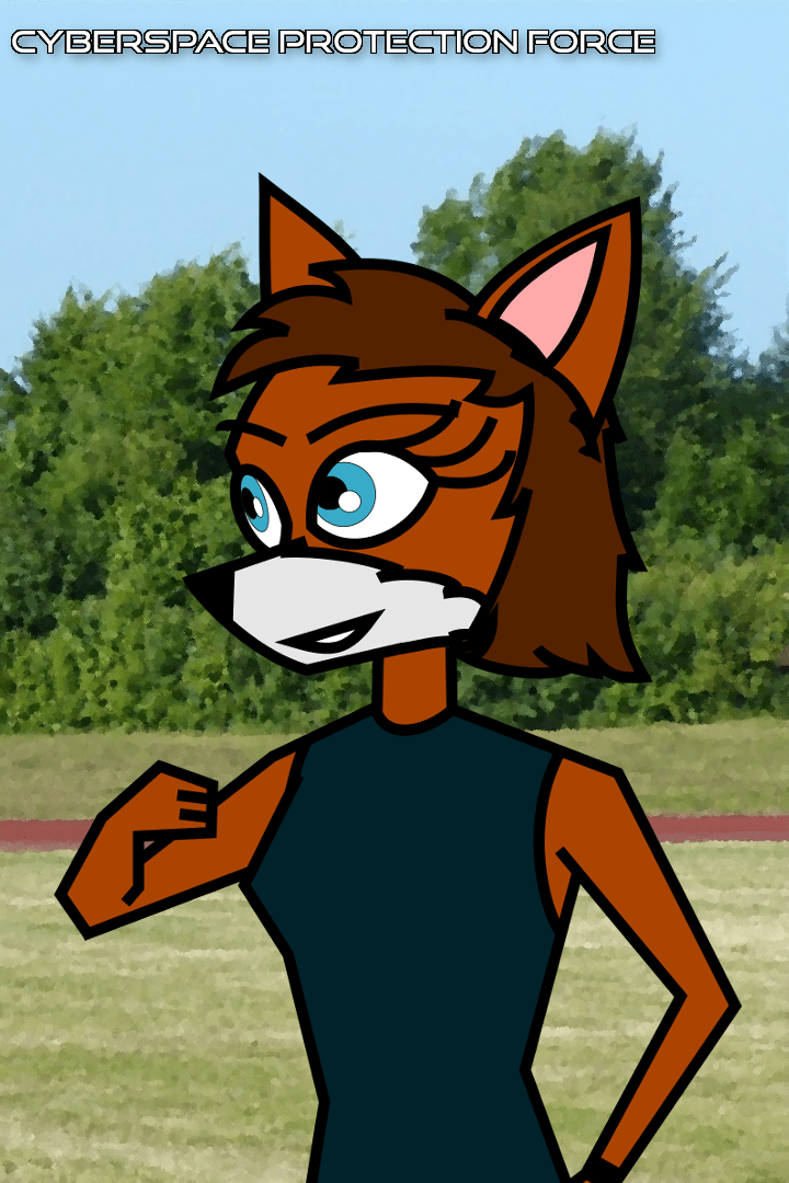 Out for a run [Art by Carlos Cardiel][Cyberspace Protection Force] furry