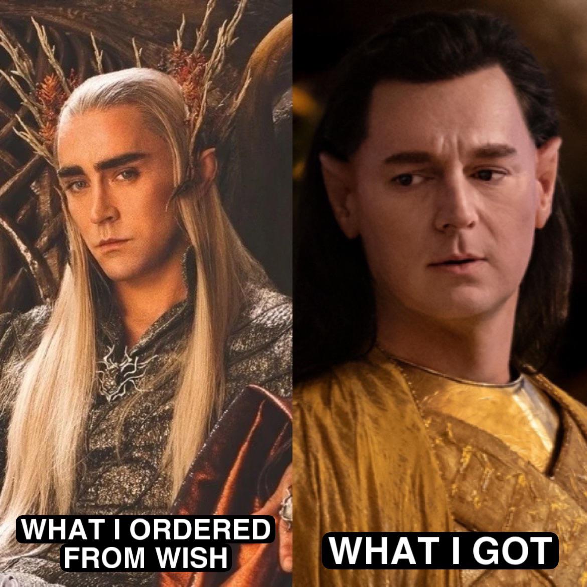 When you order from the wish app r/lotrmemes