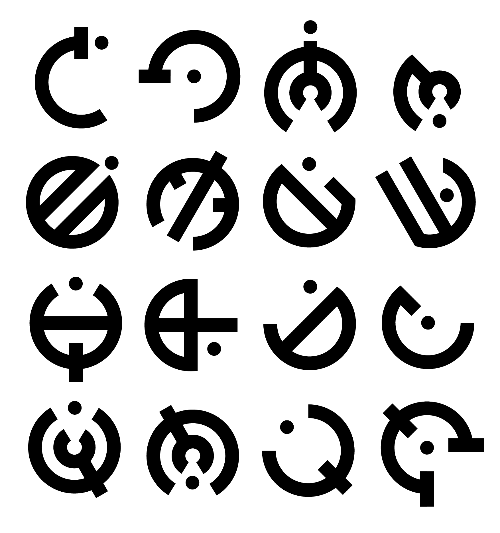 I tried redesigning the Allomantic symbols for the basic metals for Space Age Mistborn (slight