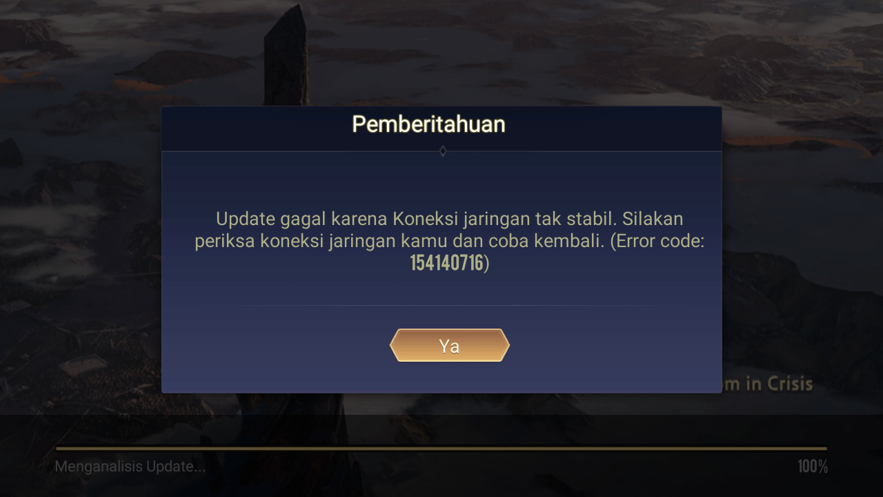 Arena of Valor Baratayuda Server; I saw that the server's back but mine