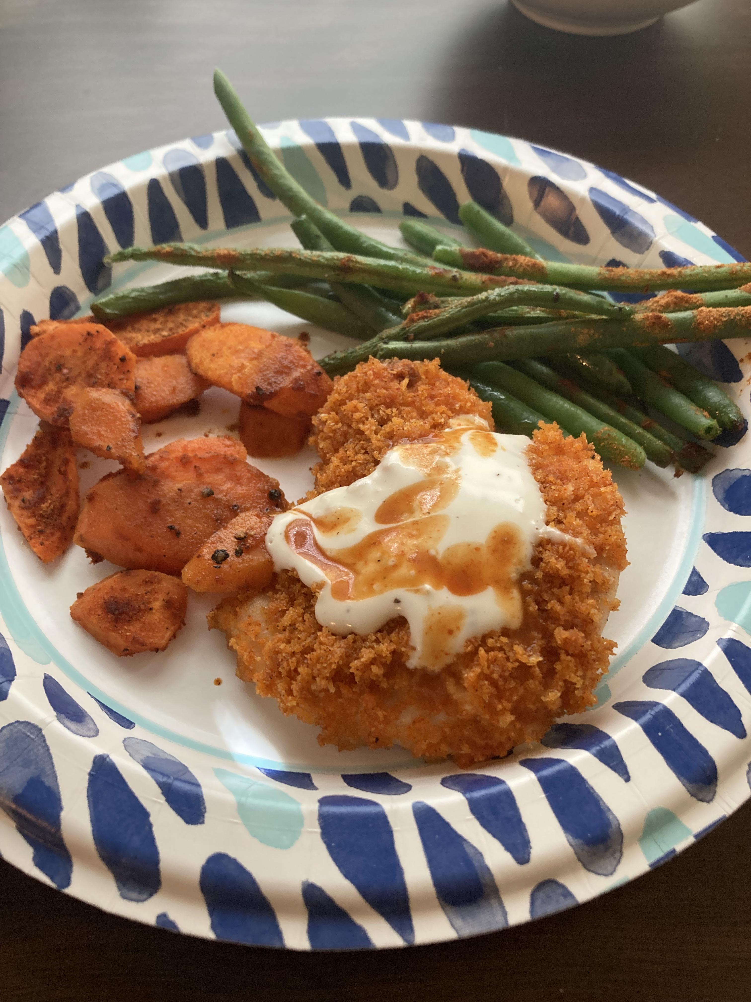 Crispy BuffaloSpiced Chicken r/hellofresh